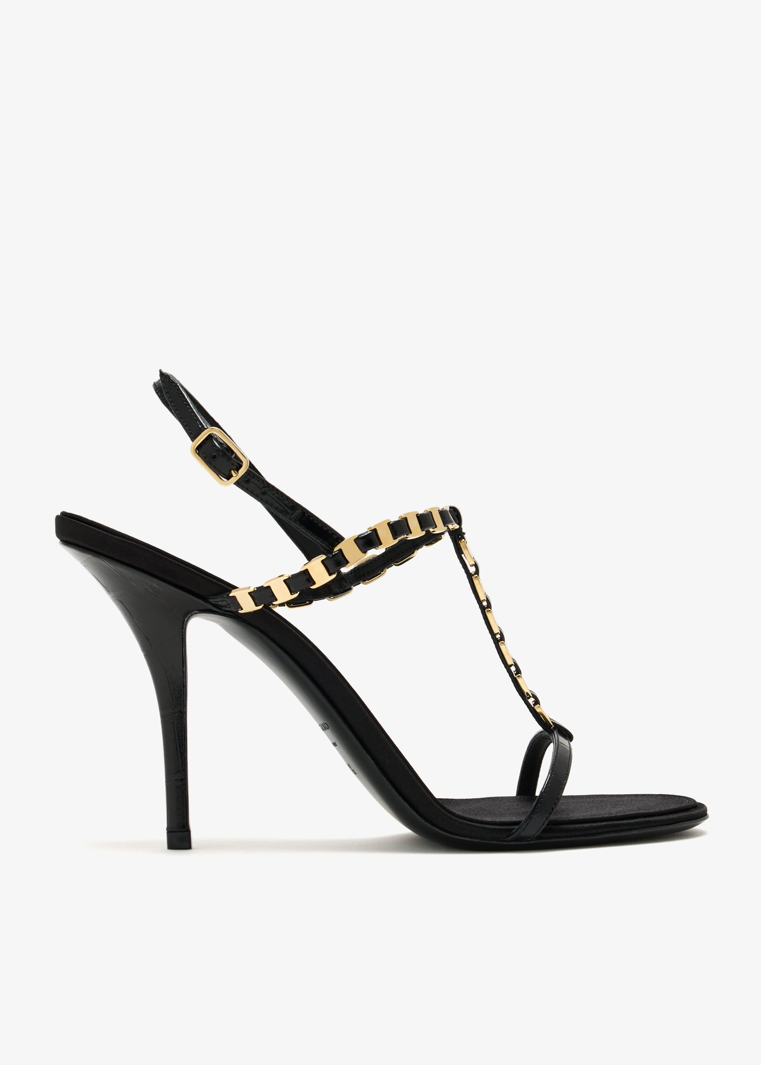 Vara chain T-strap sandal, Black
Vara chain T-strap sandal, Black