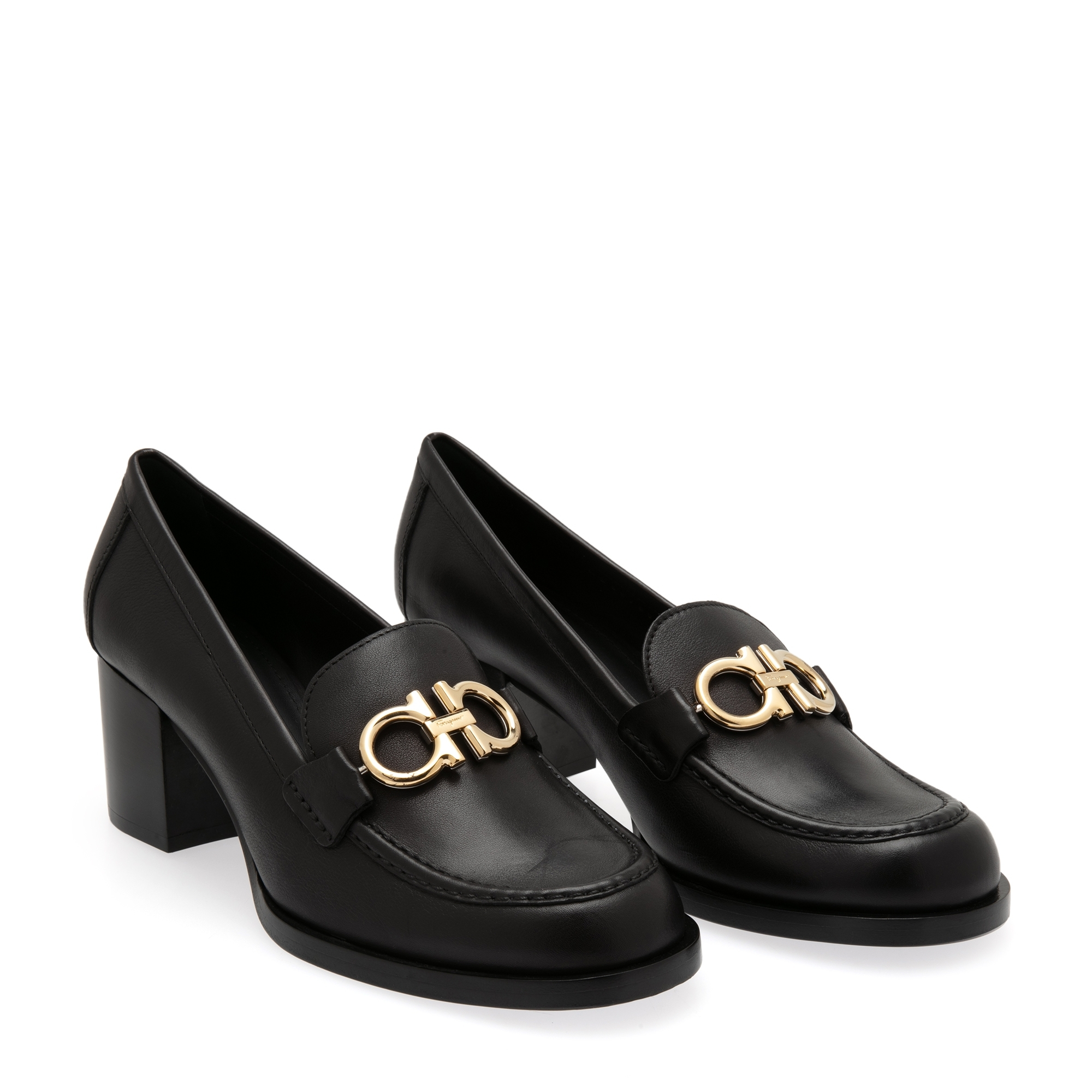 Gancini moccasins, Black