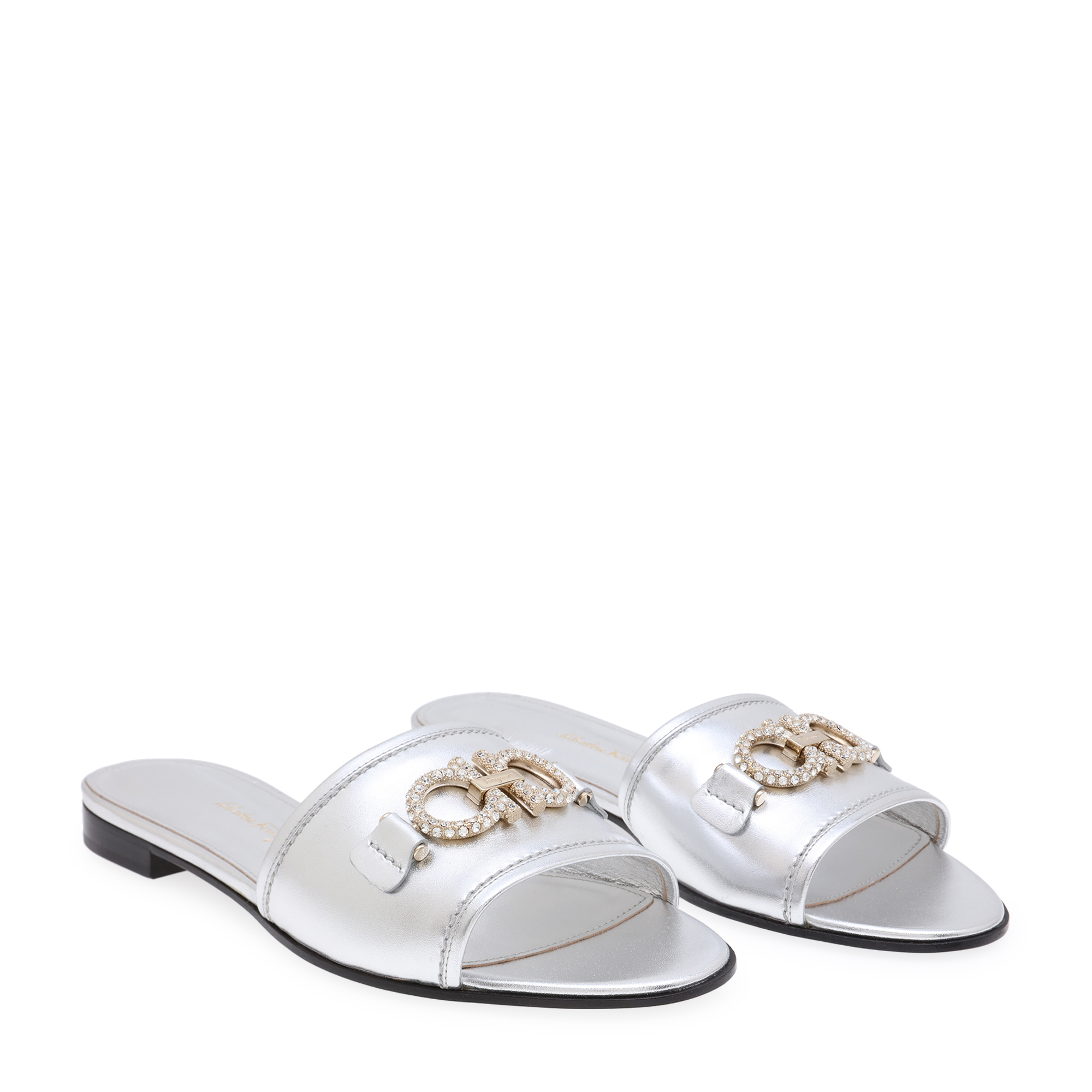 Dubai Exclusive Gancini slides, Silver
Dubai Exclusive Gancini slides, Silver