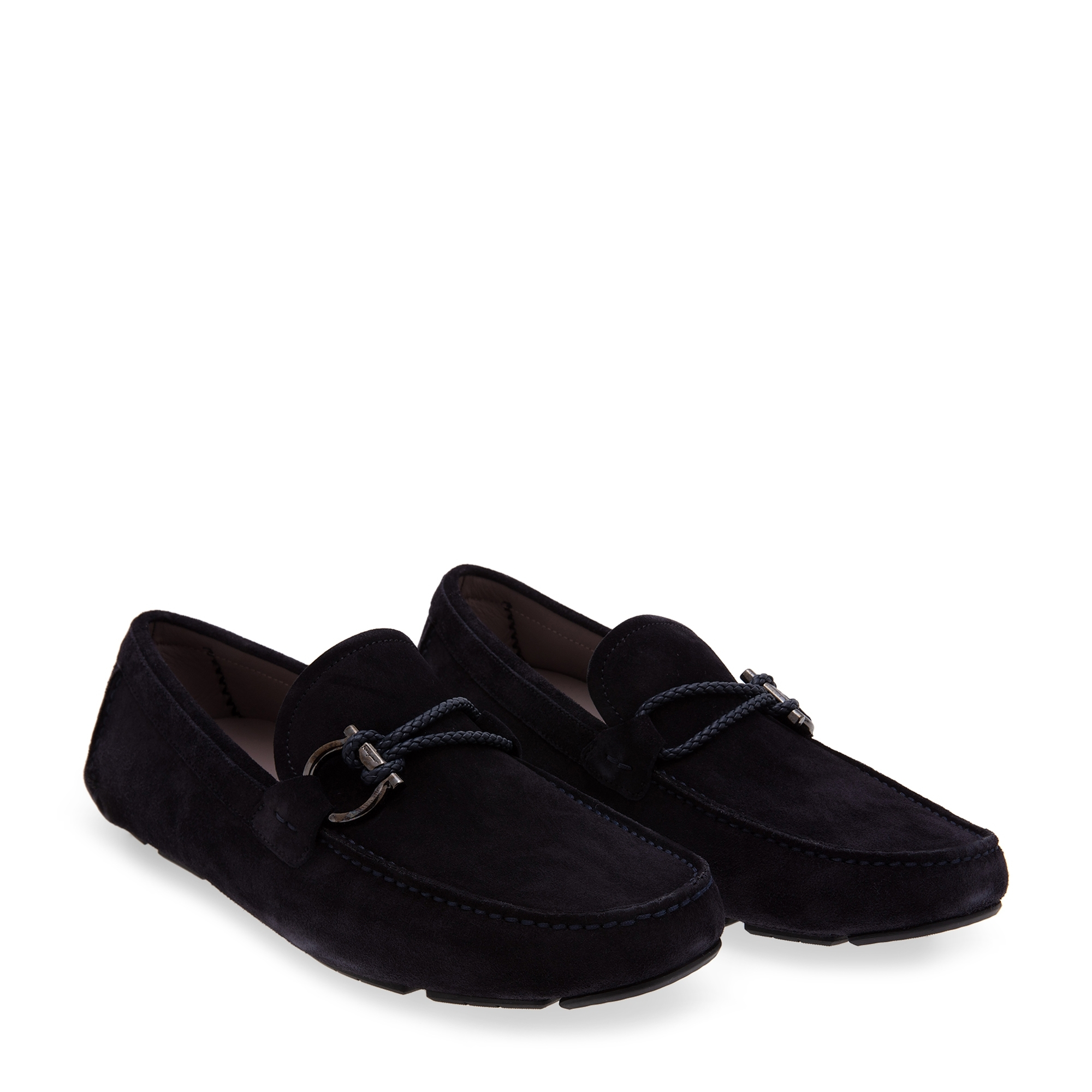 Gancini driver moccasins, Blue