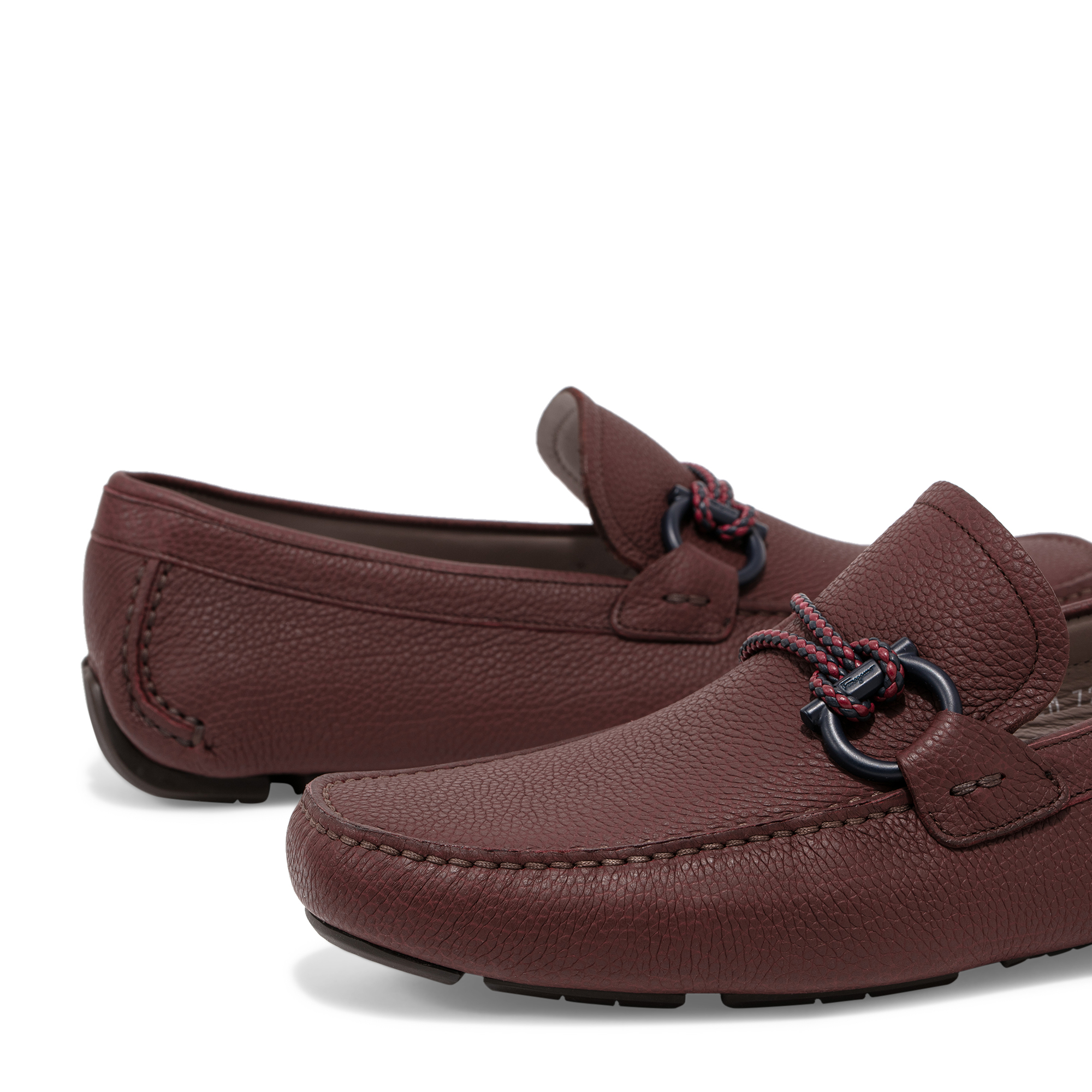 Gancini driver moccasin loafers, Brown