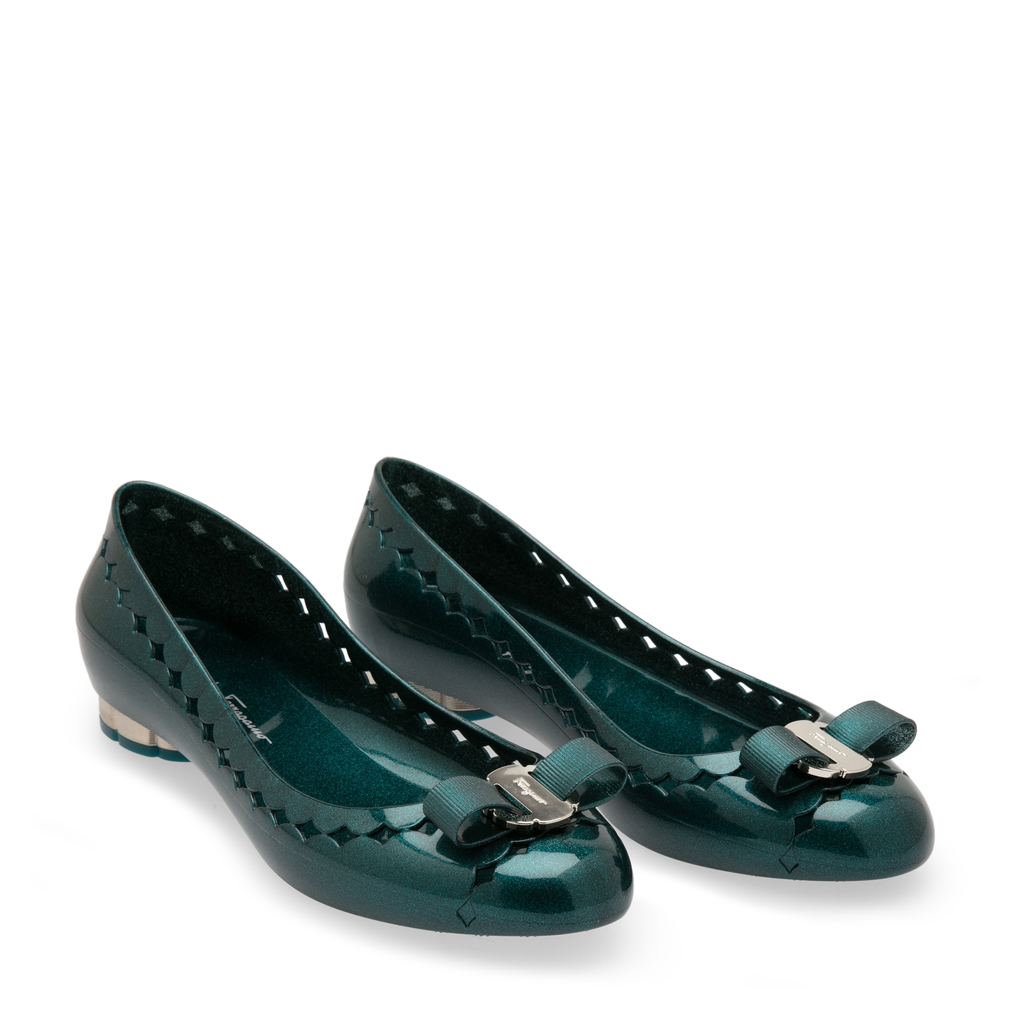 Jelly Bow ballerinas, Blue