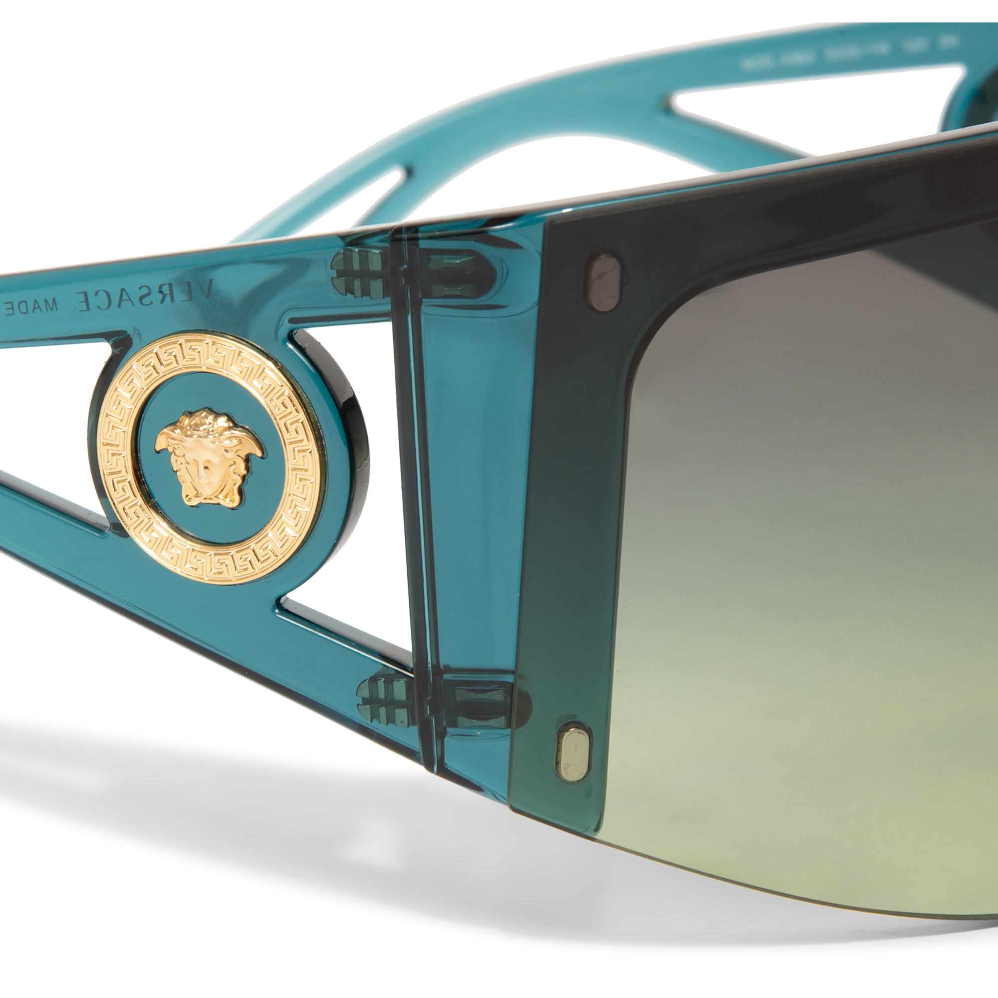 Medusa Icon Shield sunglasses, Blue