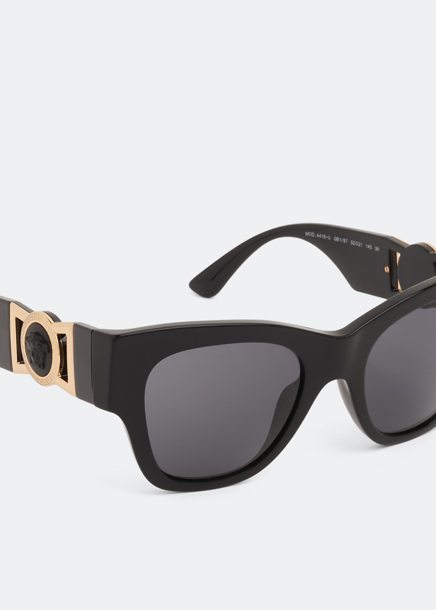 Medusa Biggie Butterfly sunglasses, Black