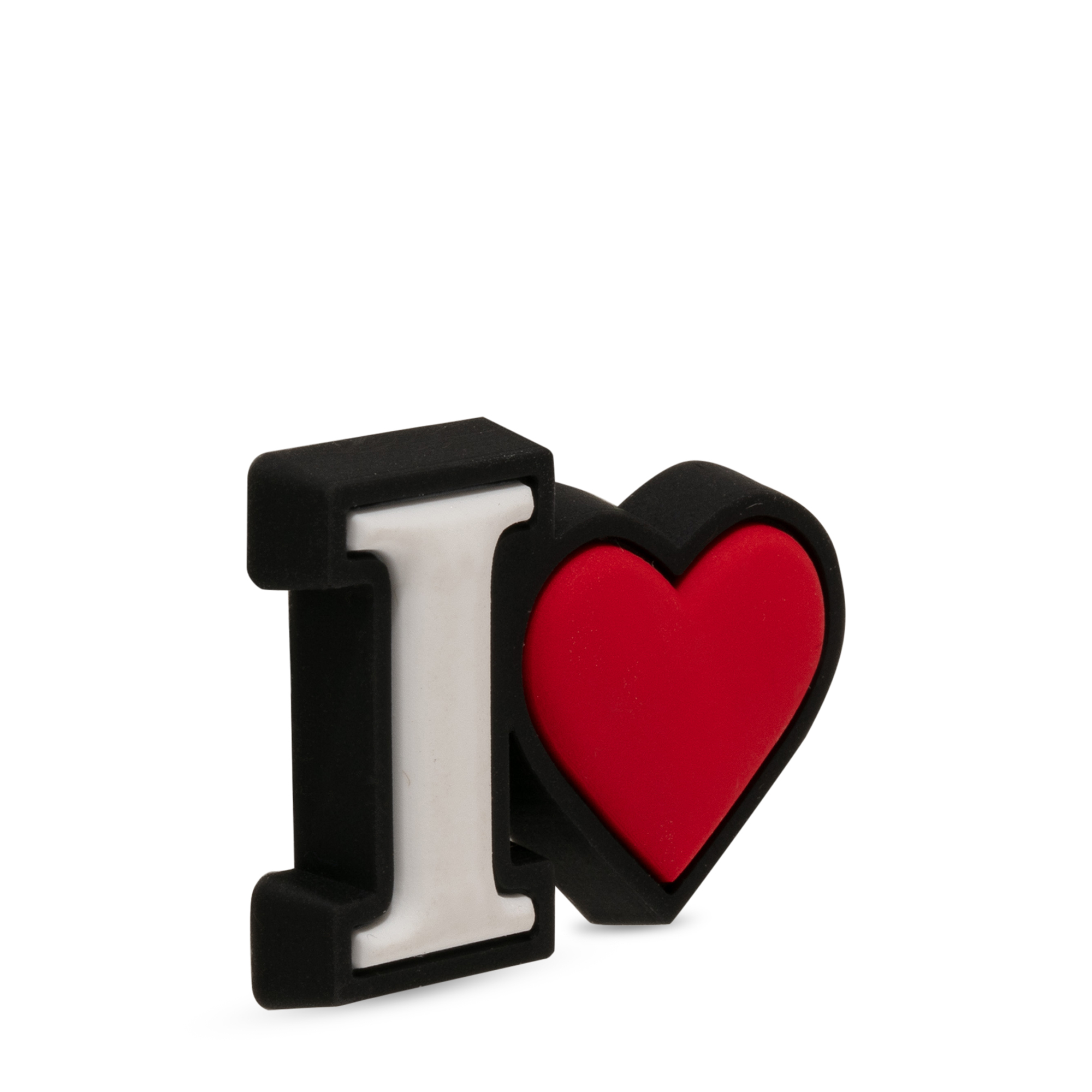 I Heart Jibbitz pin, Red