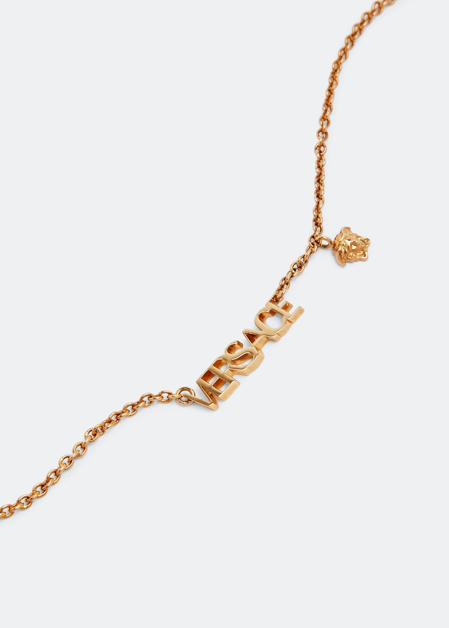 Logo necklace, Gold
