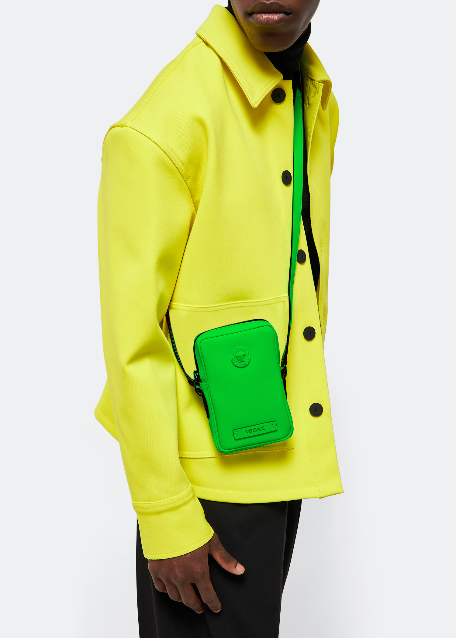 Medusa Biggie small crossbody bag, Green