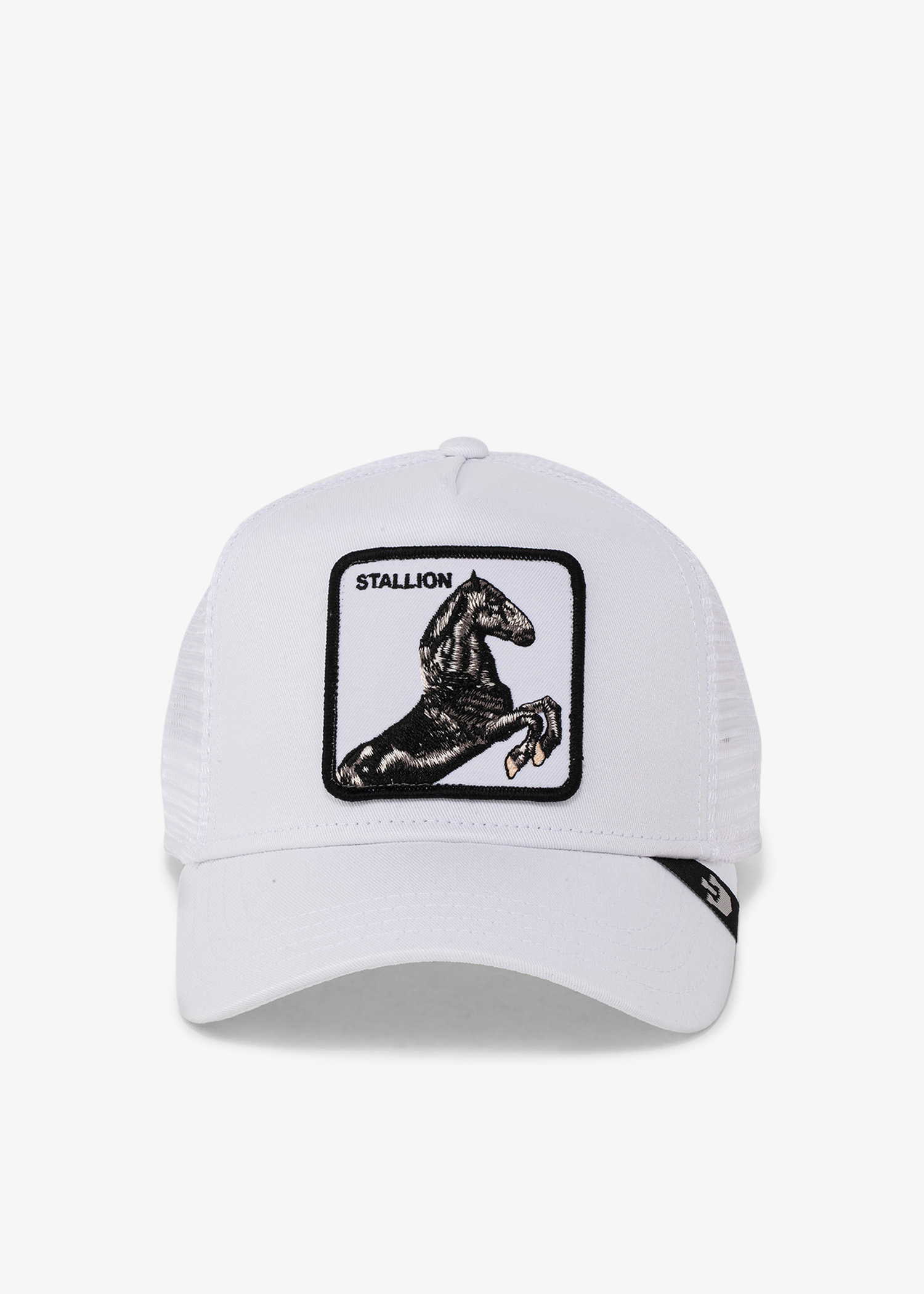 Stallion trucker cap, White
Stallion trucker cap, White