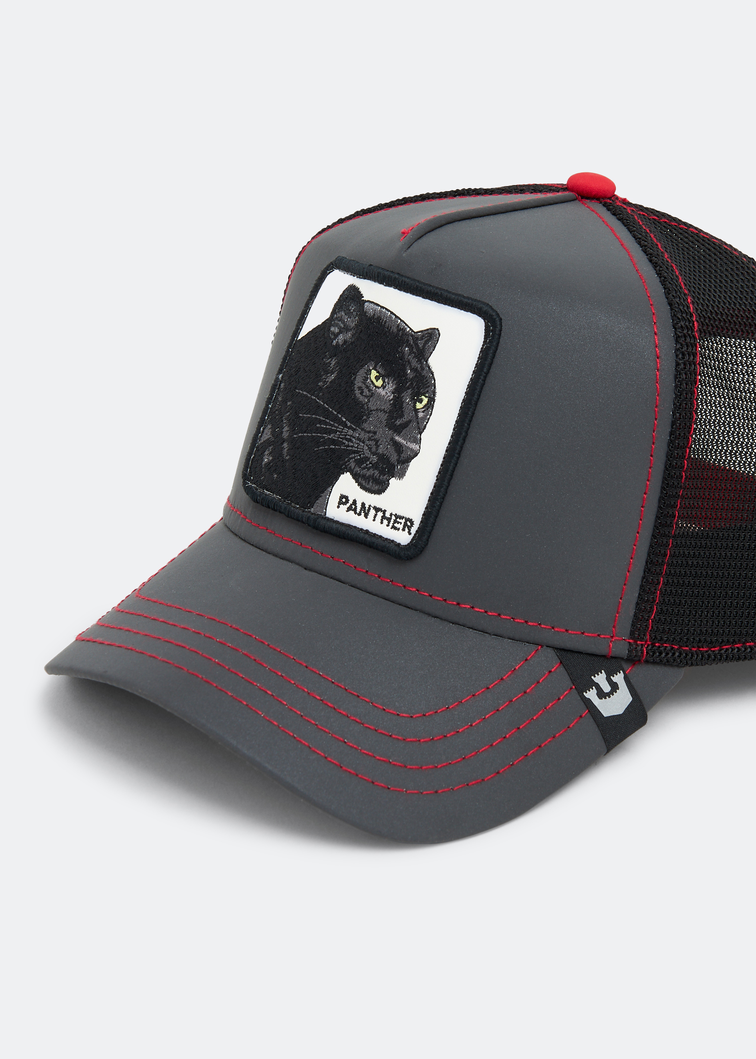 Panther trucker cap, Black
