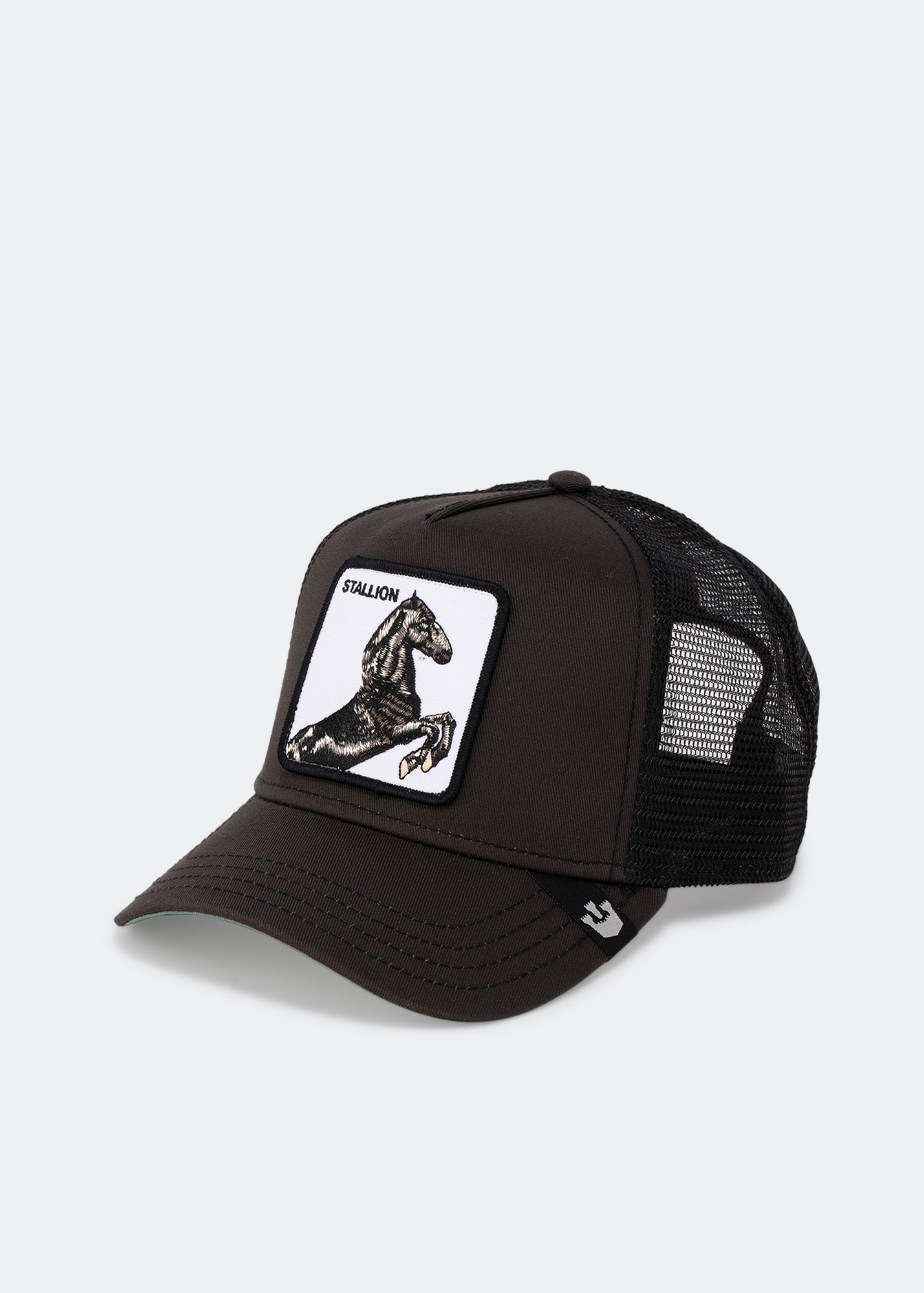 Stallion trucker cap, Black