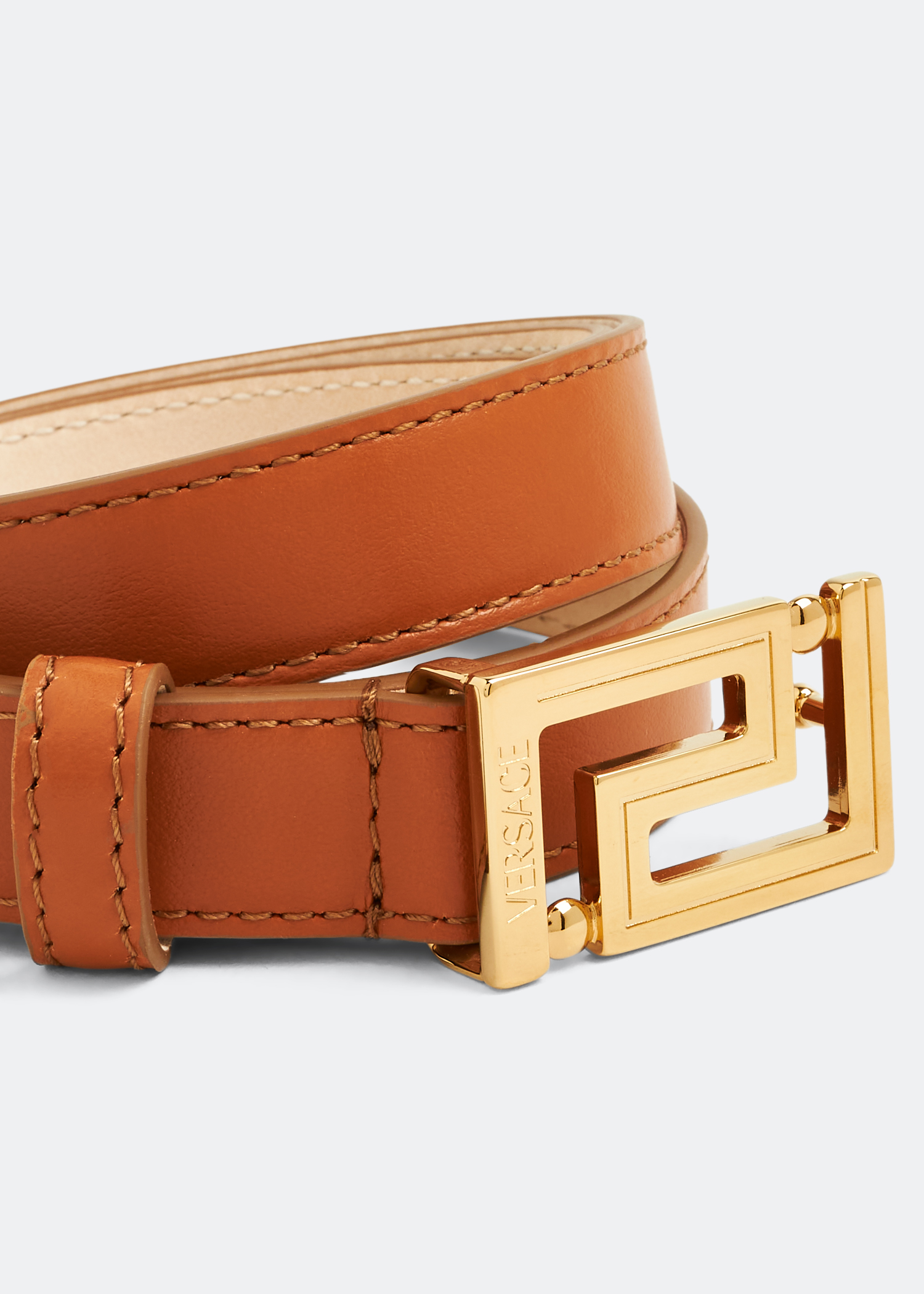 Greca Goddess belt, Brown