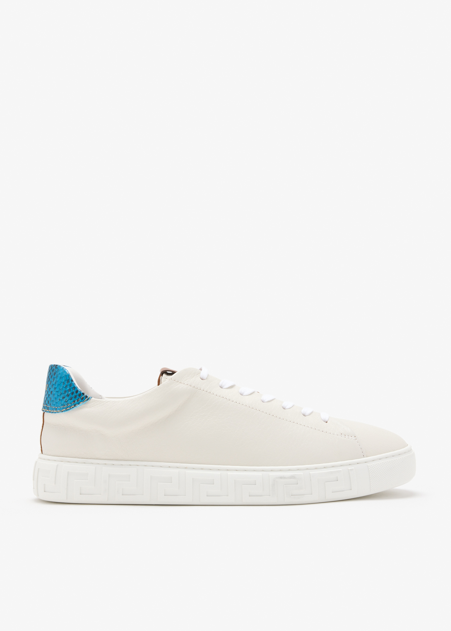 Greca leather sneakers, White
Greca leather sneakers, White