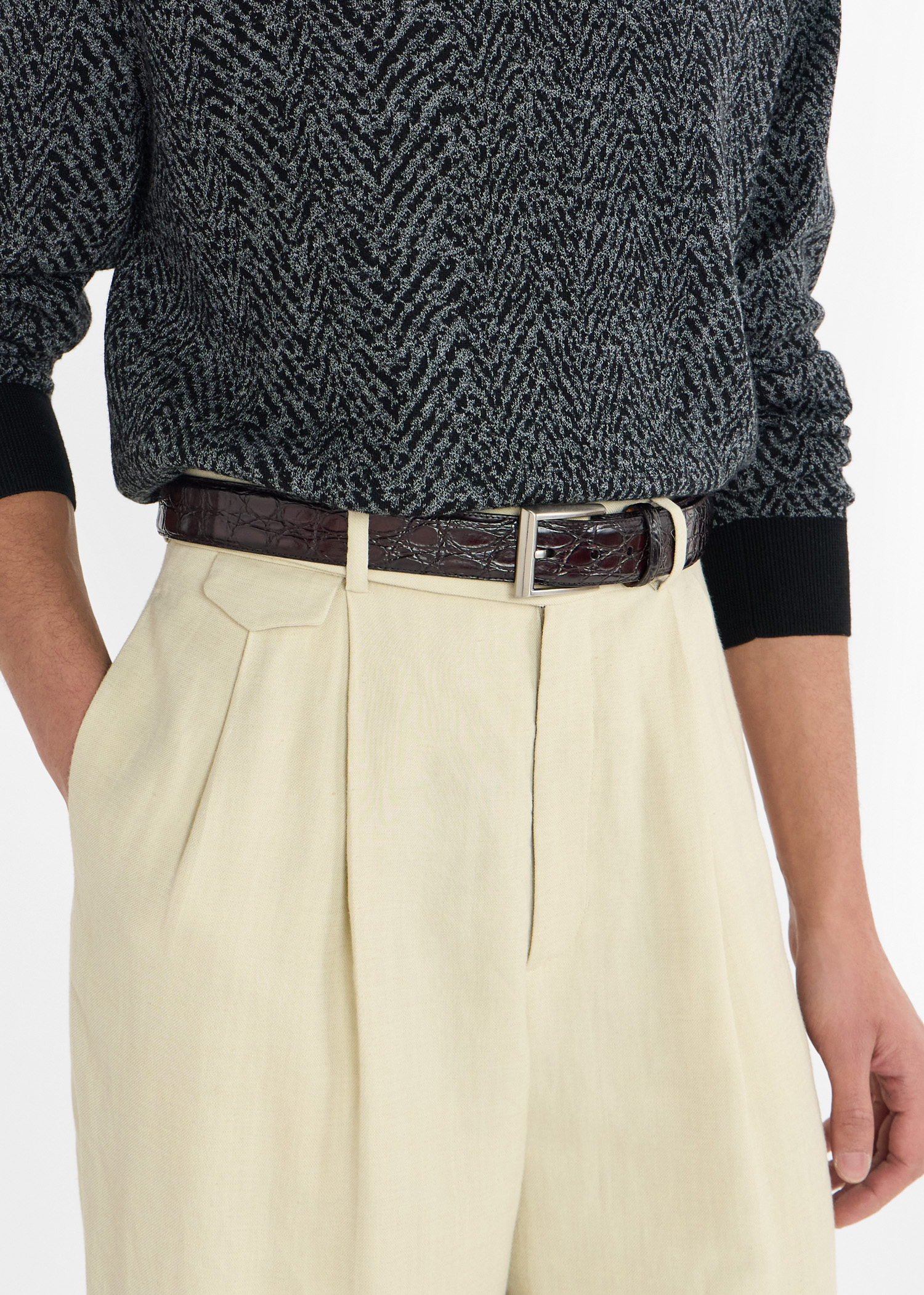Cocoarcade leather belt, Burgundy
Cocoarcade leather belt, Burgundy