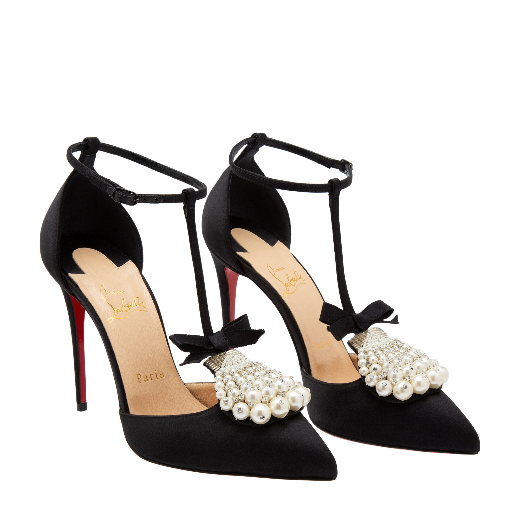Goyetta 100 crepe pumps, Black