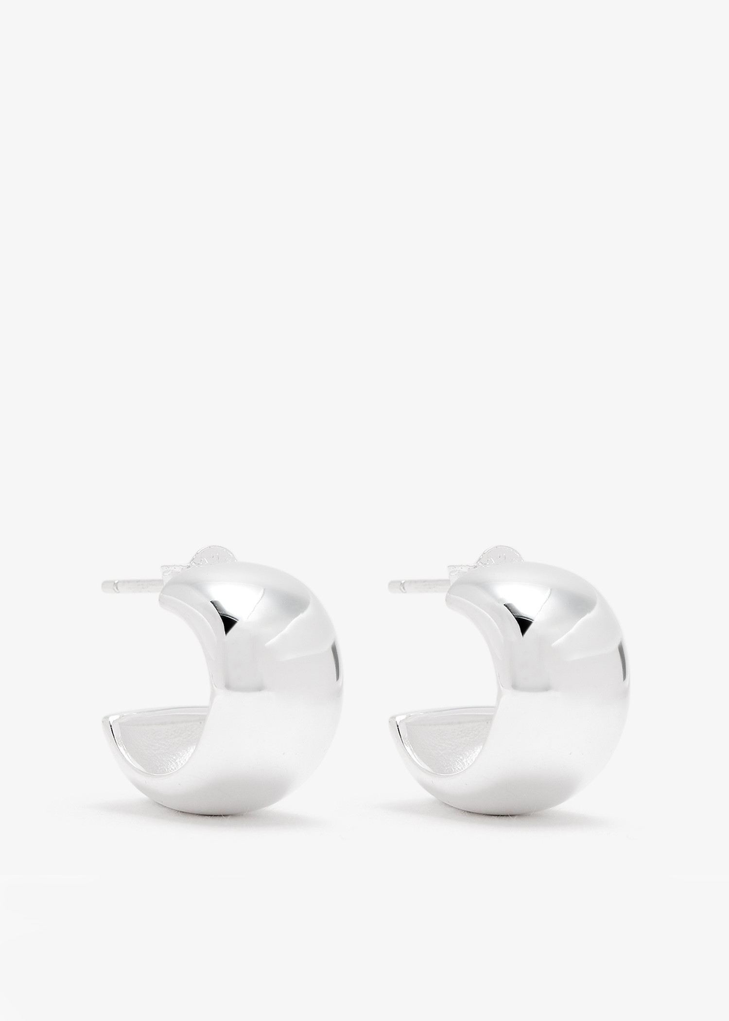 Reflection small hoop earrings, Silver
Reflection small hoop earrings, Silver