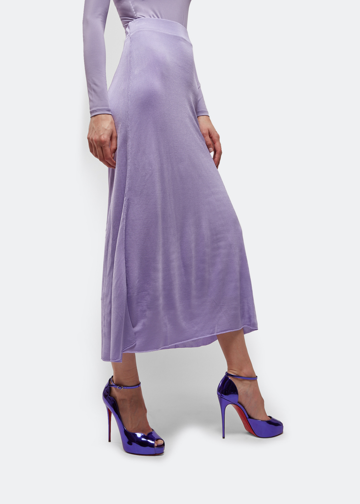 Round Chick Alta 120 pumps, Purple