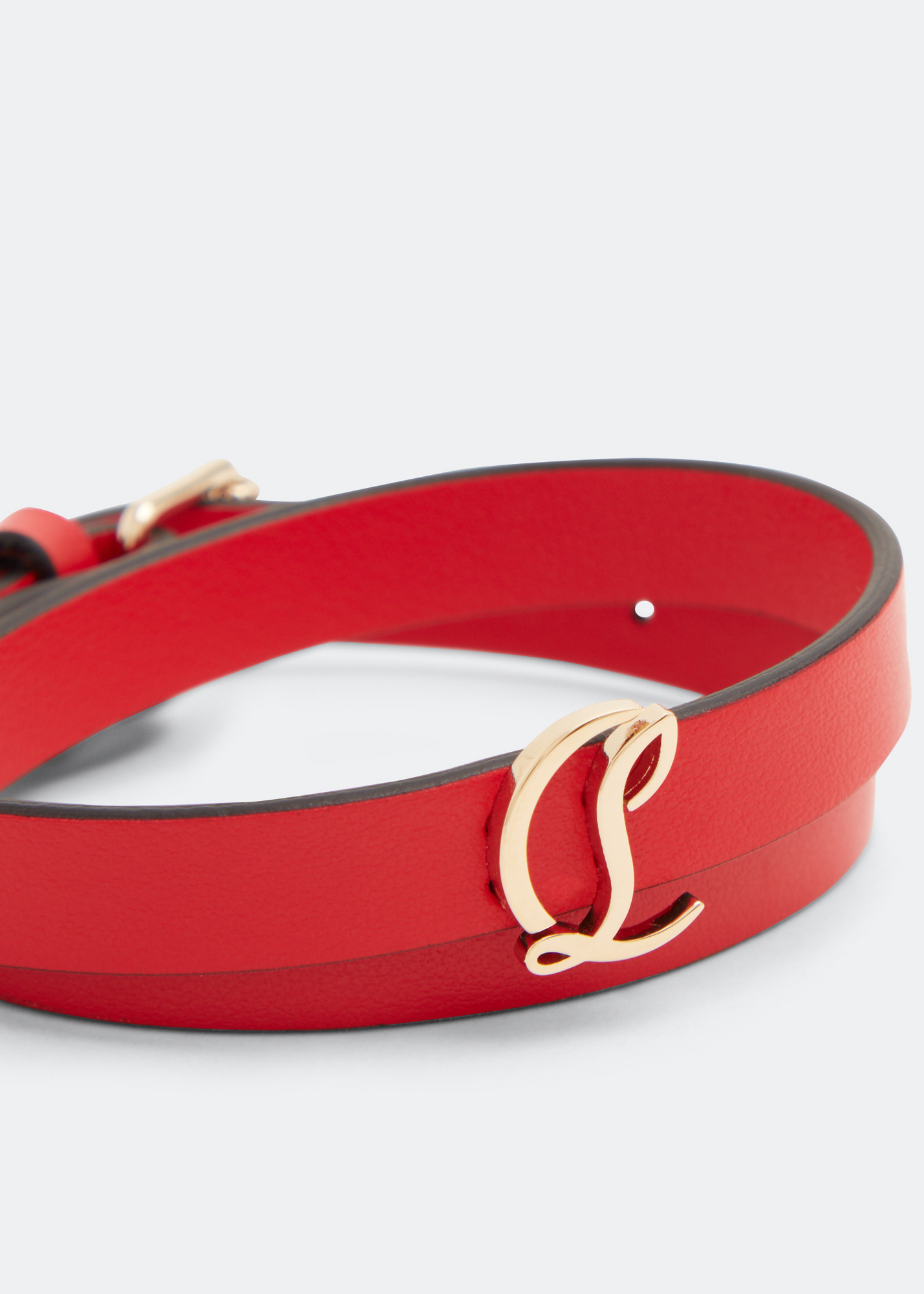 Loubilink Logo bracelet, Red