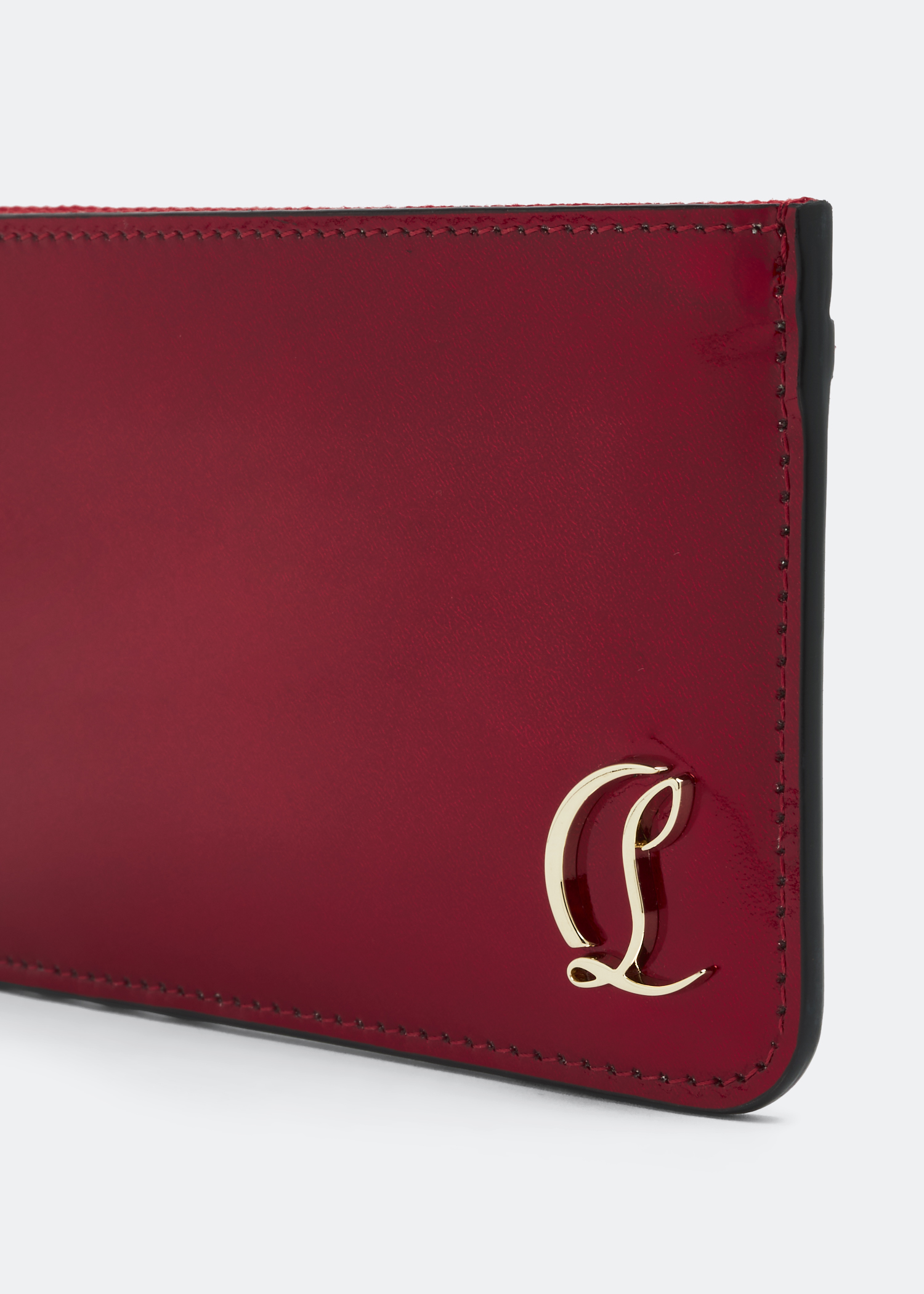 Loubi54 card holder, Red