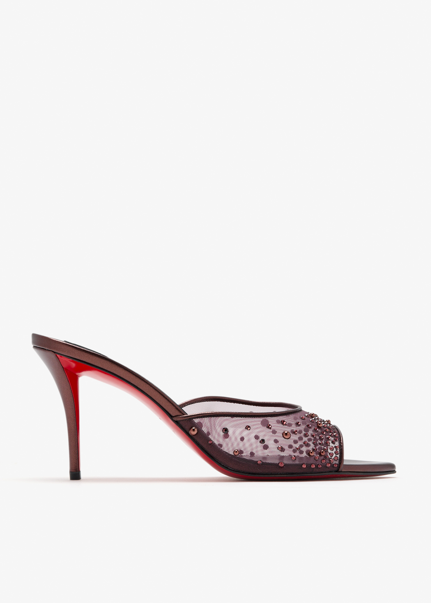 Miss Z Degrasstrass Perla 80 mules, Burgundy
Miss Z Degrasstrass Perla 80 mules, Burgundy