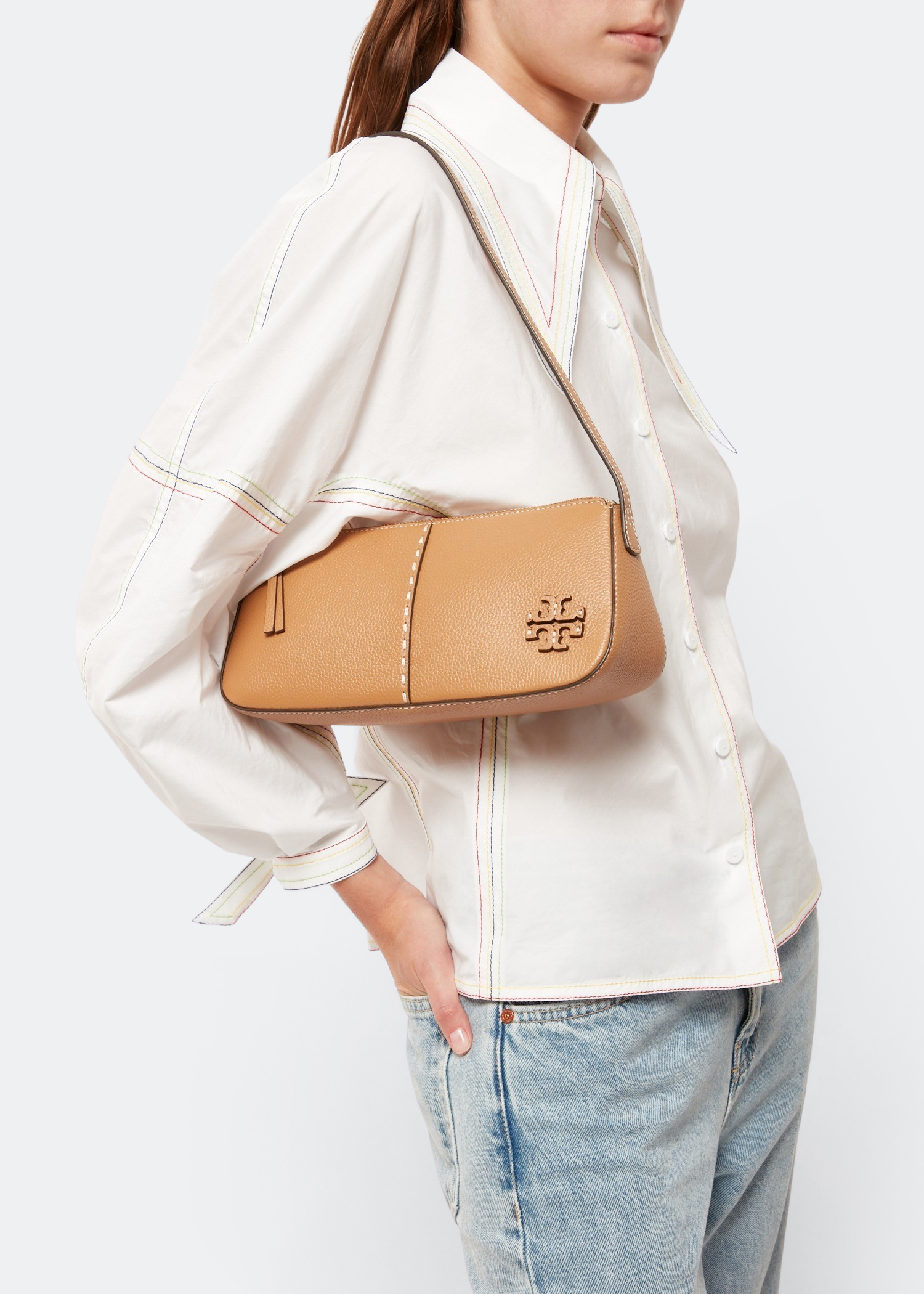 McGraw Wedge shoulder bag, Brown