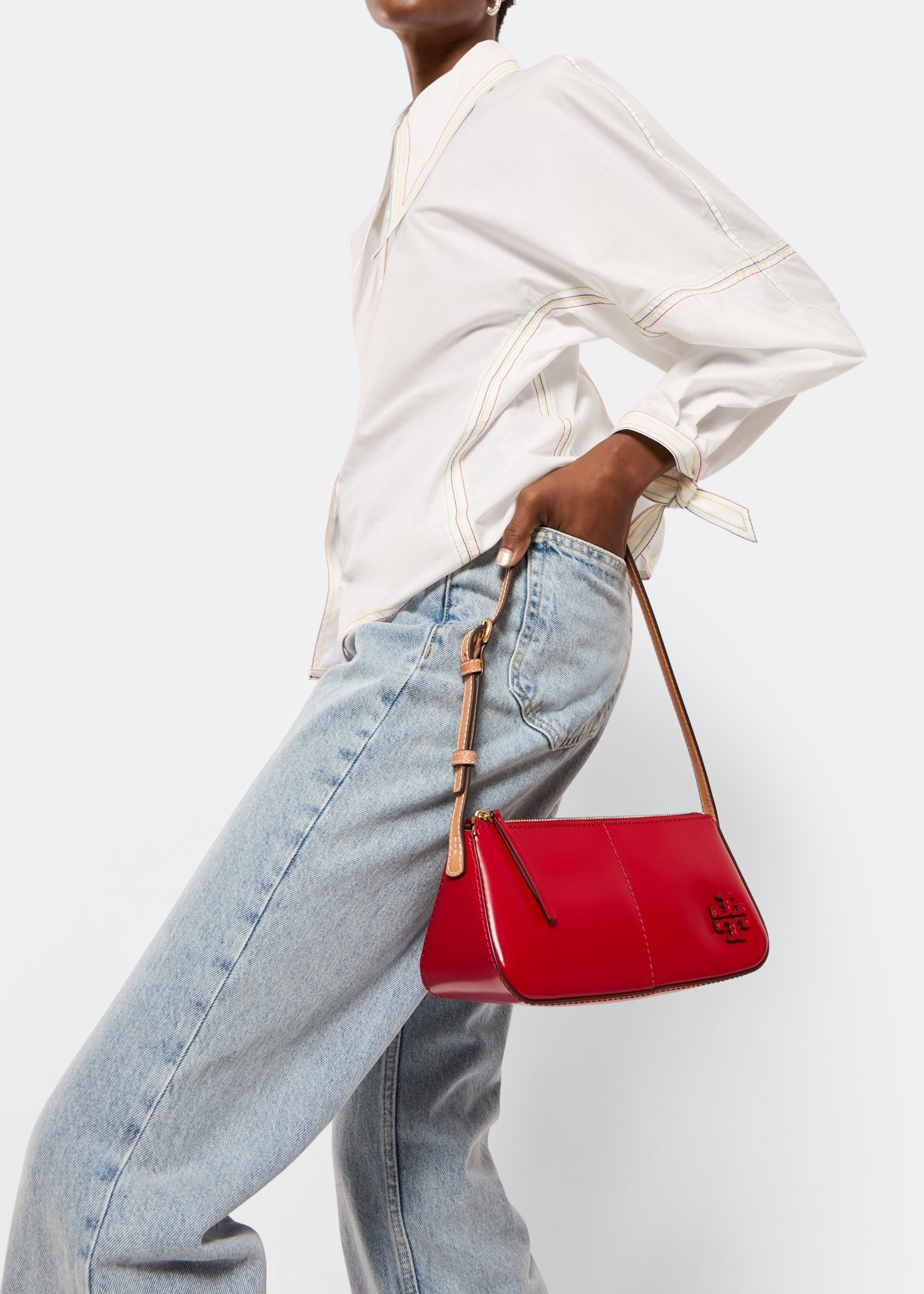 McGraw Wedge shoulder bag, Red