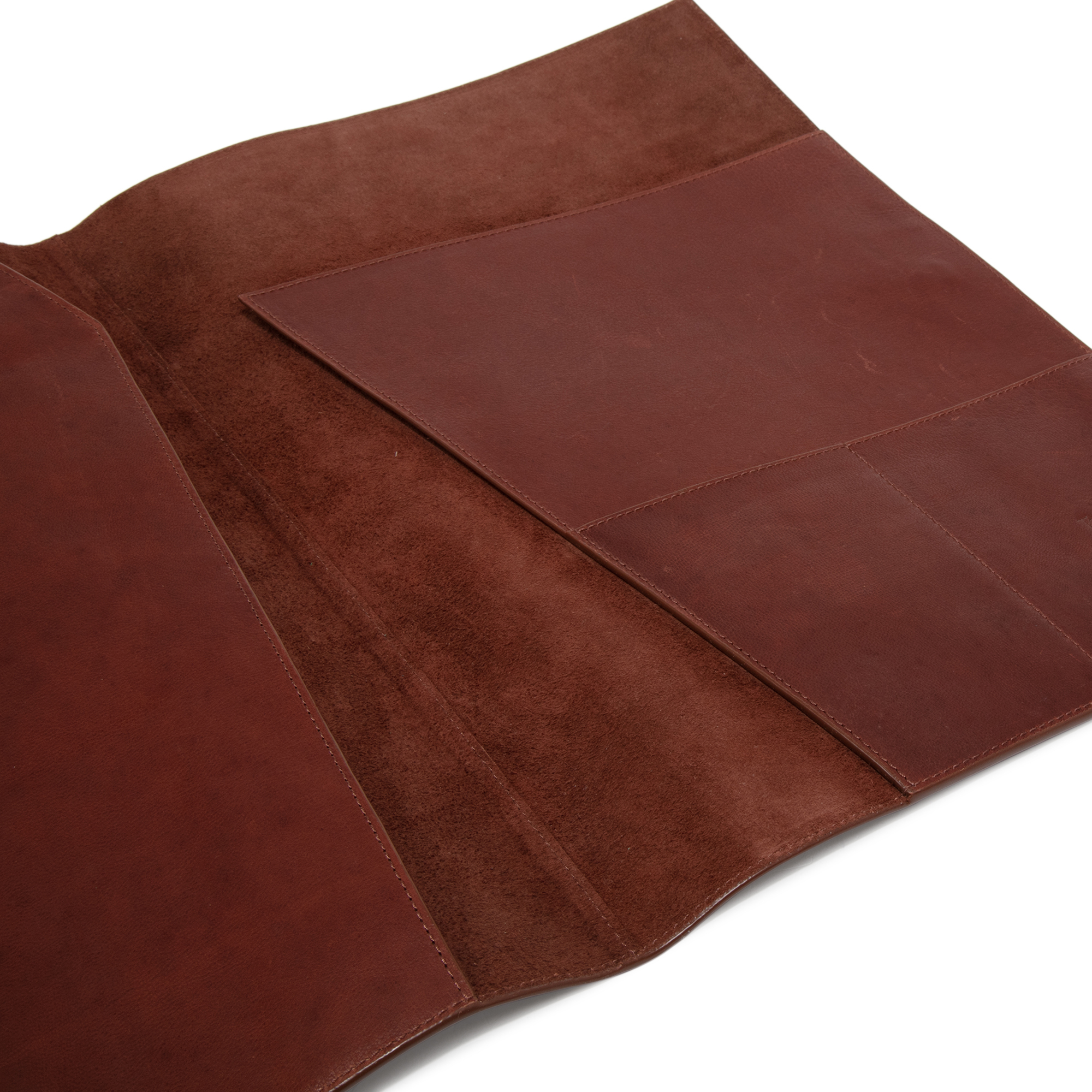 Large leather portfolio, Brown