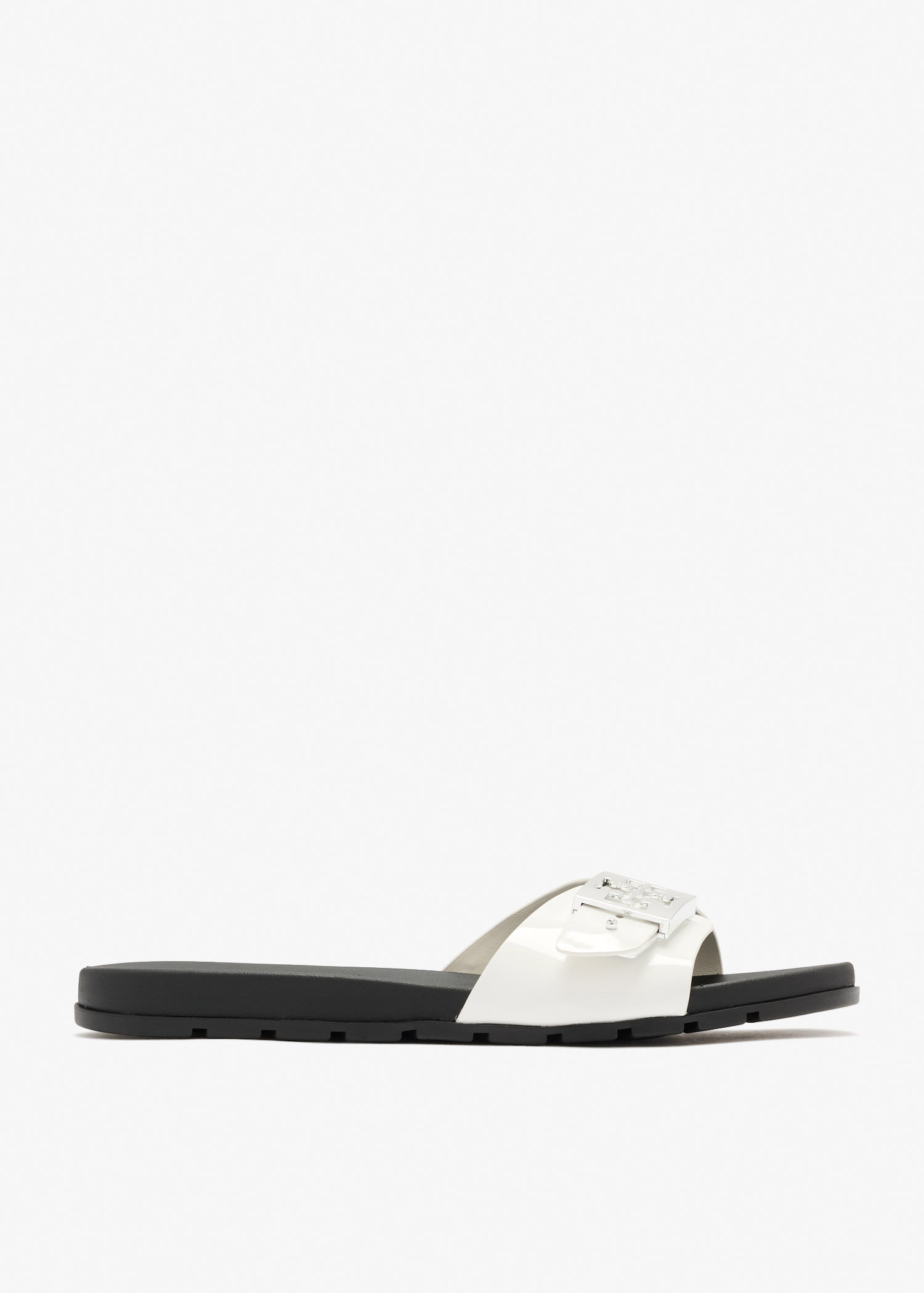 Buckle slide sandals, Silver
Buckle slide sandals, Silver