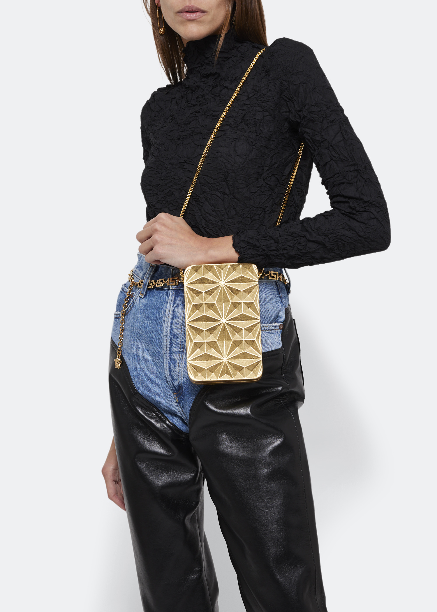 Solitaire Solo shoulder bag, Gold