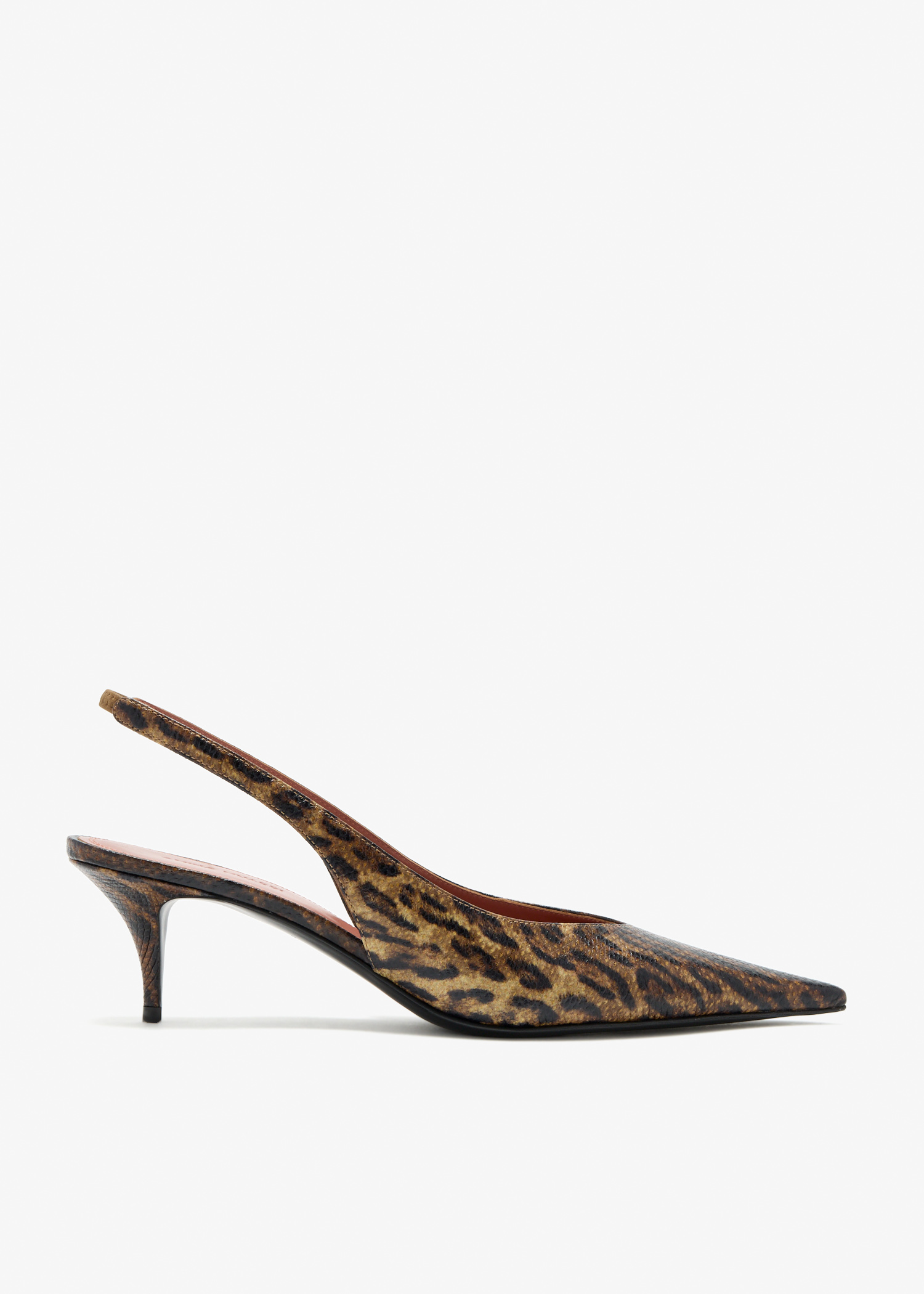 Anok 55 slingback pumps, Animal printed
Anok 55 slingback pumps, Animal printed