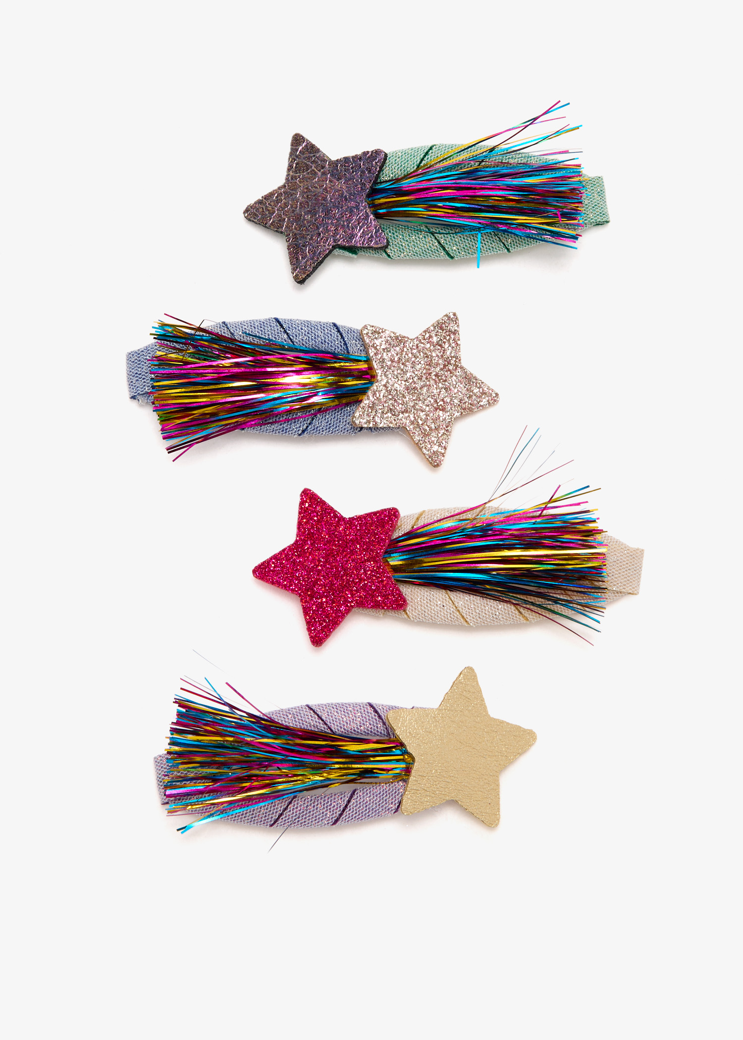 Tinsel Star clic clacs, Multicolored
Tinsel Star clic clacs, Multicolored
