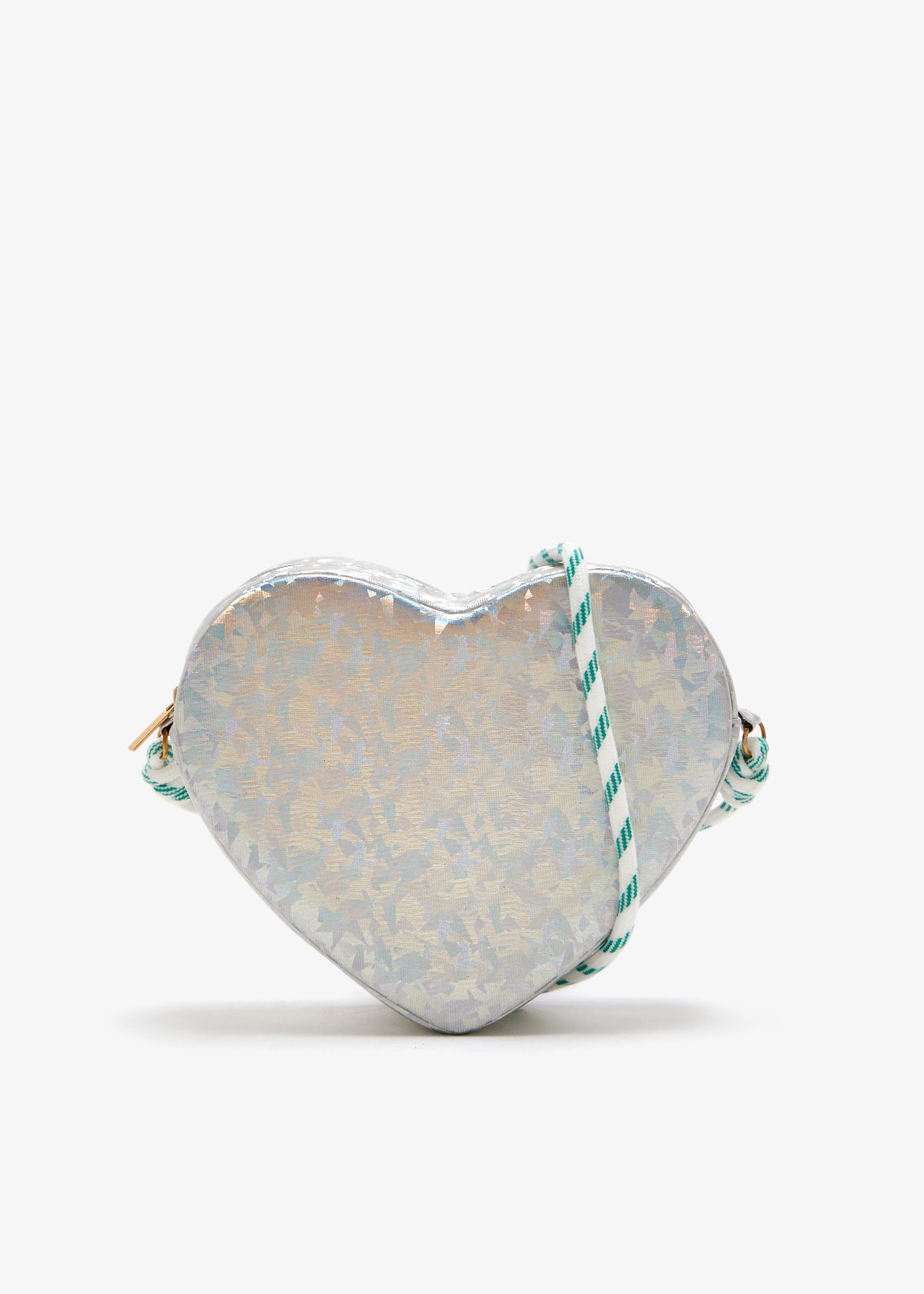 Holographic heart bag, Silver
Holographic heart bag, Silver