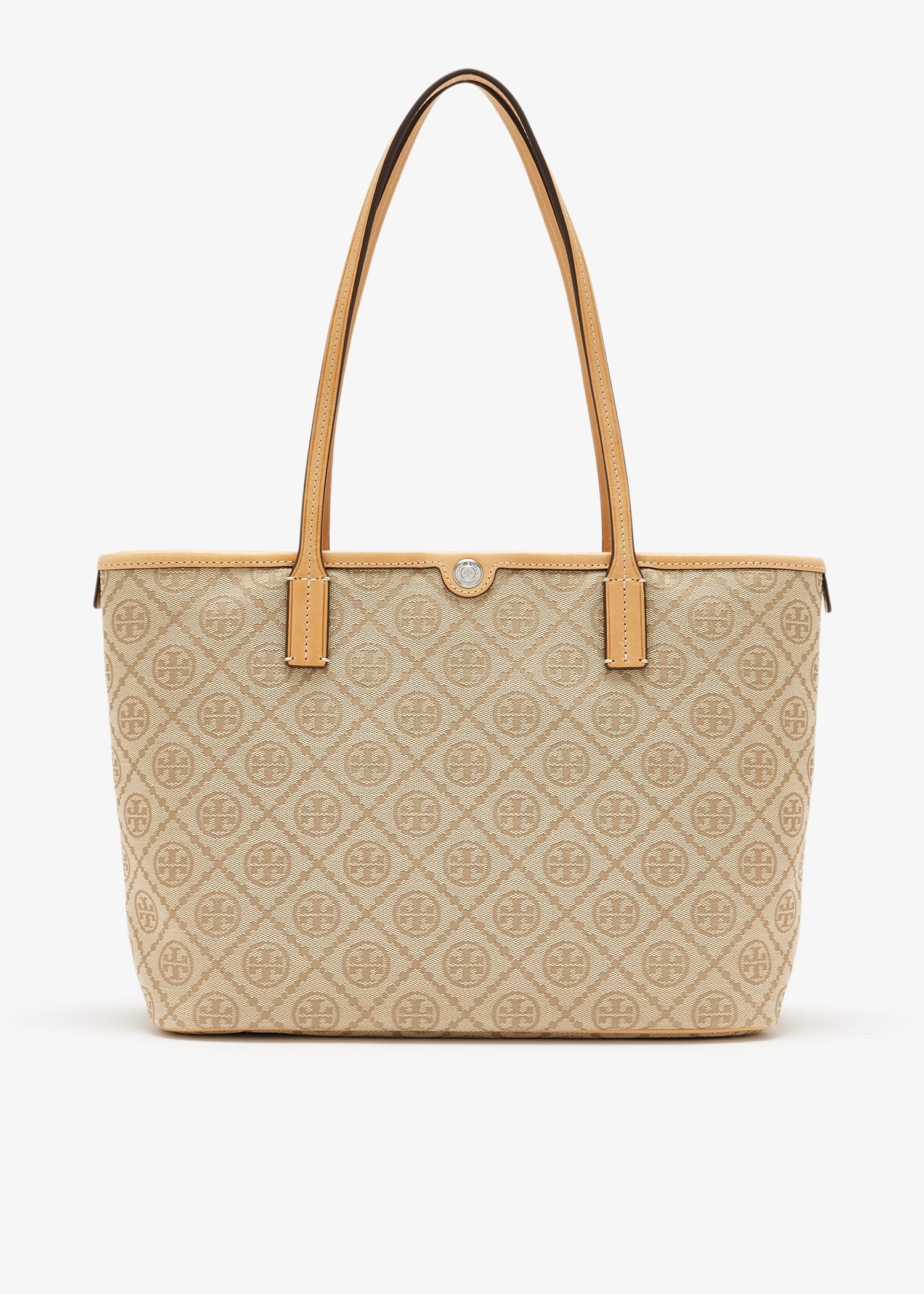 T Monogram small tote bag, Beige
T Monogram small tote bag, Beige