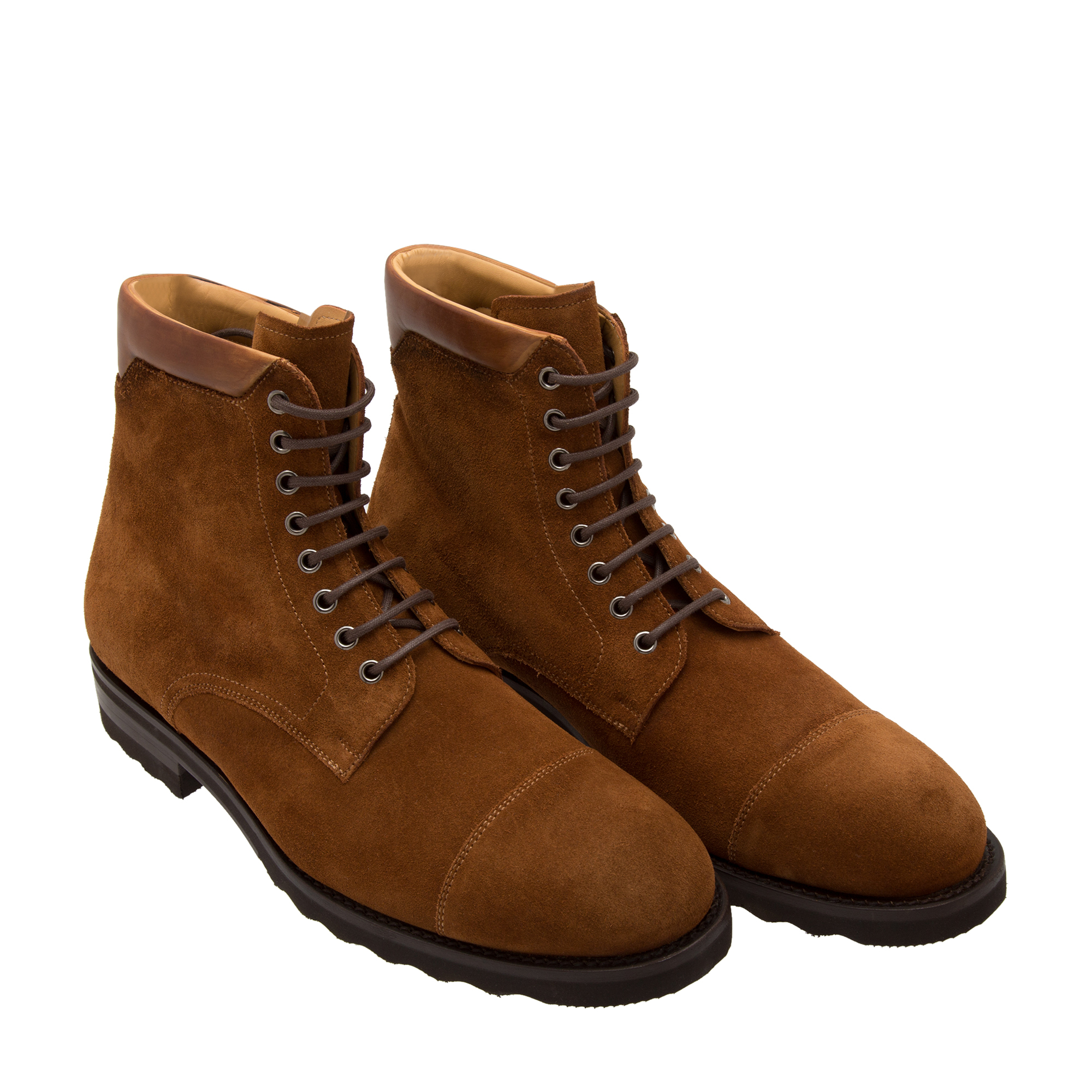 Suede boots, Brown