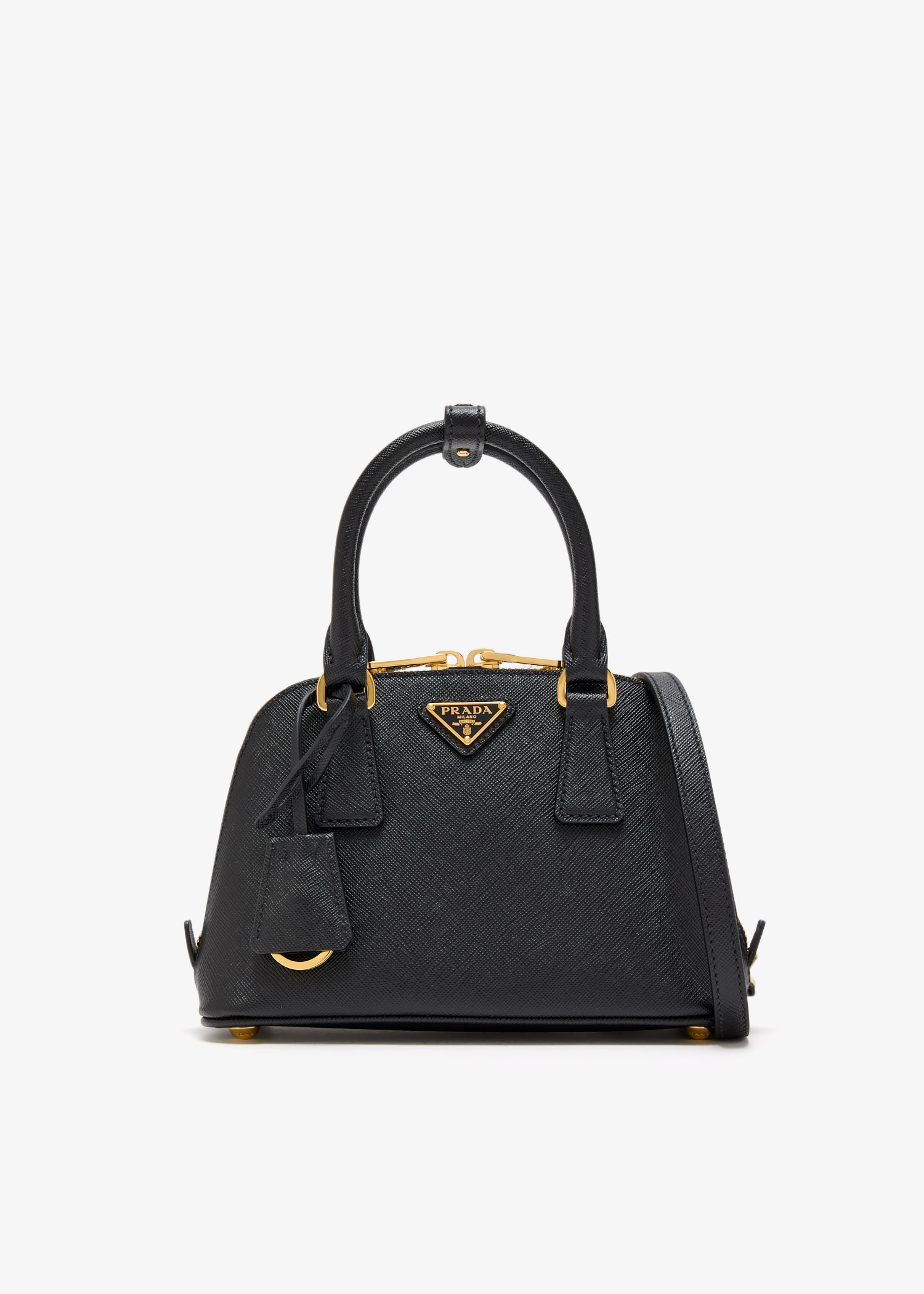 Promenade saffiano leather mini bag, Black
Promenade saffiano leather mini bag, Black