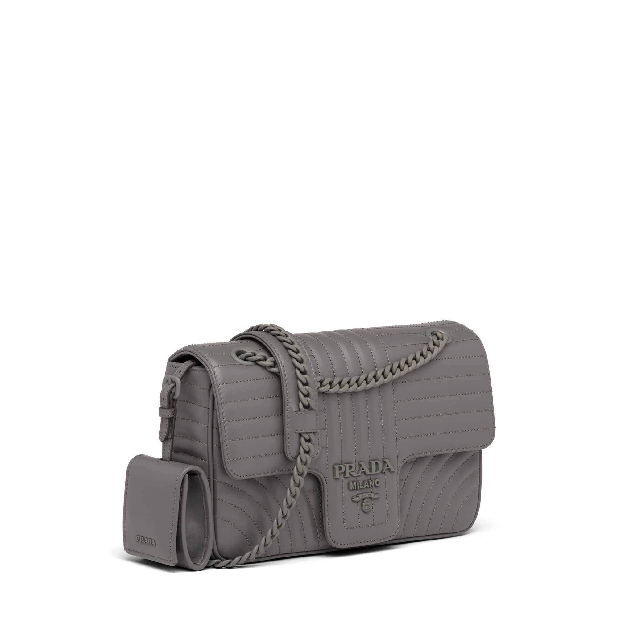 Diagramme shoulder bag, Grey
