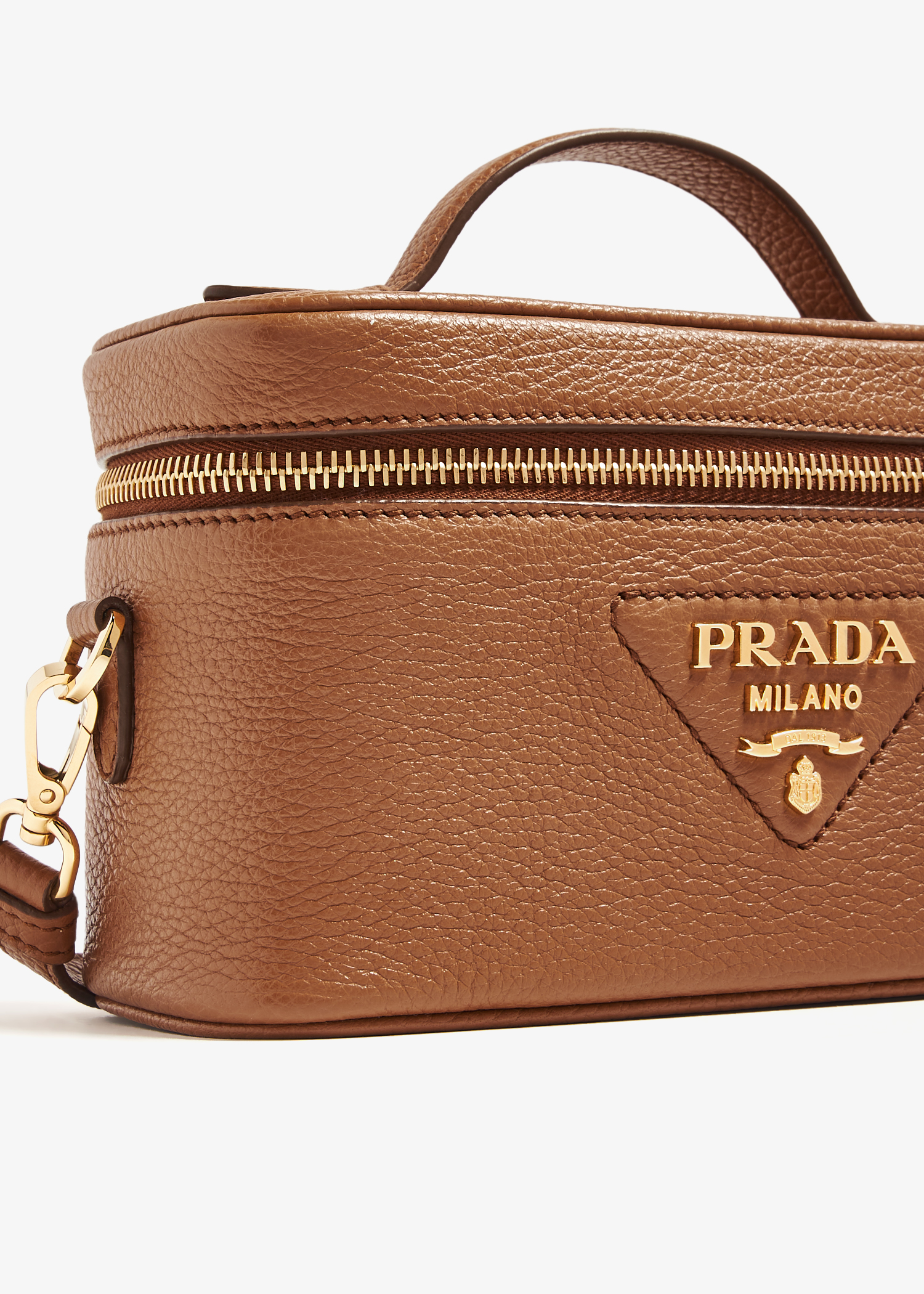 Leather mini-bag, Brown
