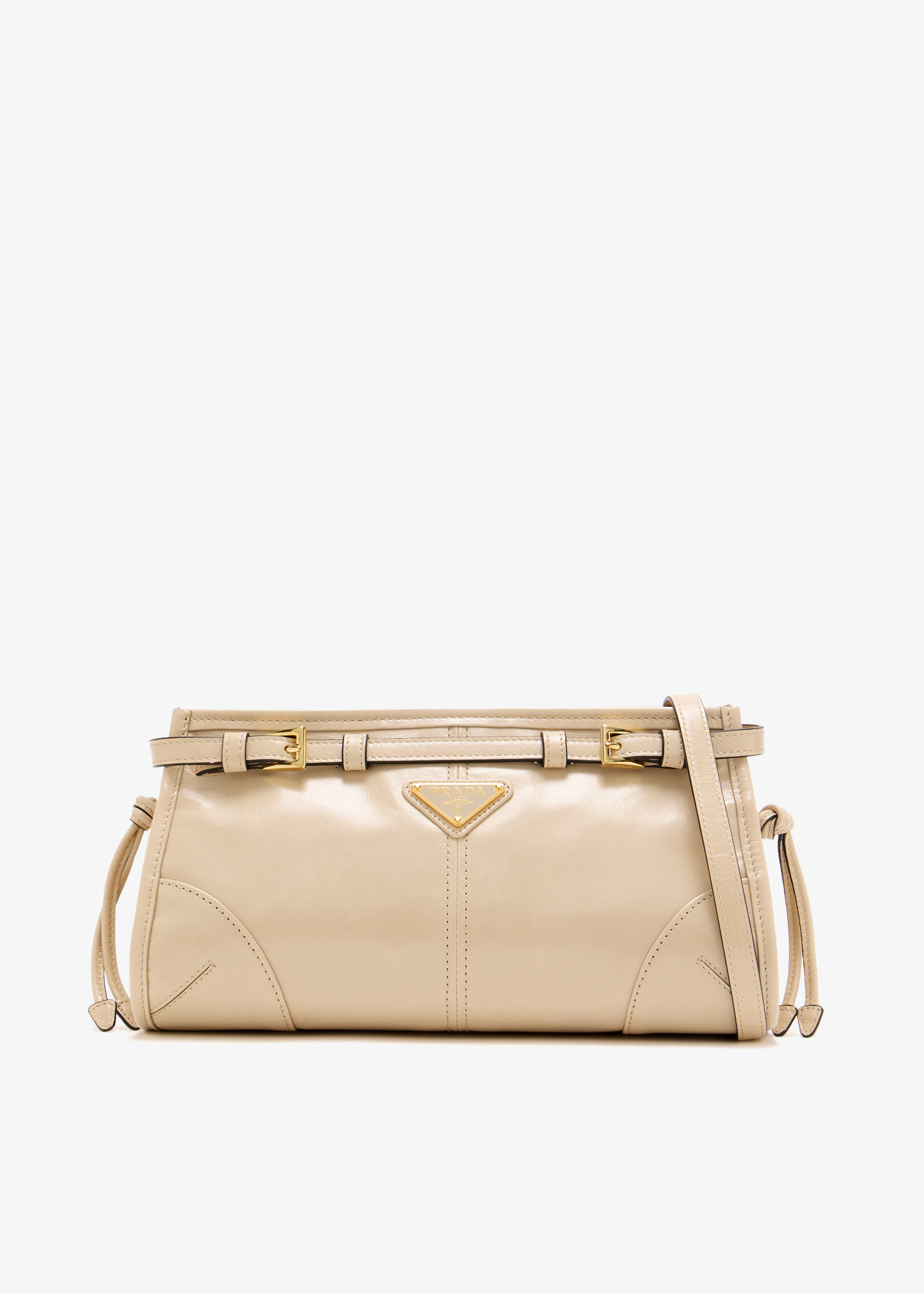 Prada Bonnie small leather shoulder bag, Beige
Prada Bonnie small leather shoulder bag, Beige
