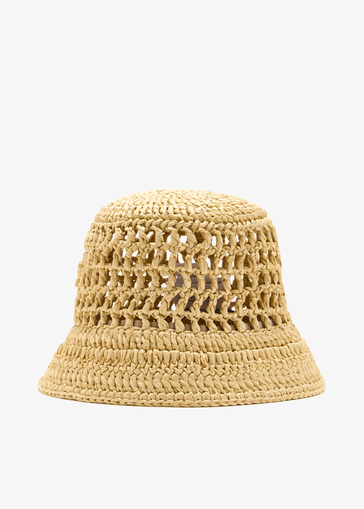 Crochet bucket hat, Beige
Crochet bucket hat, Beige