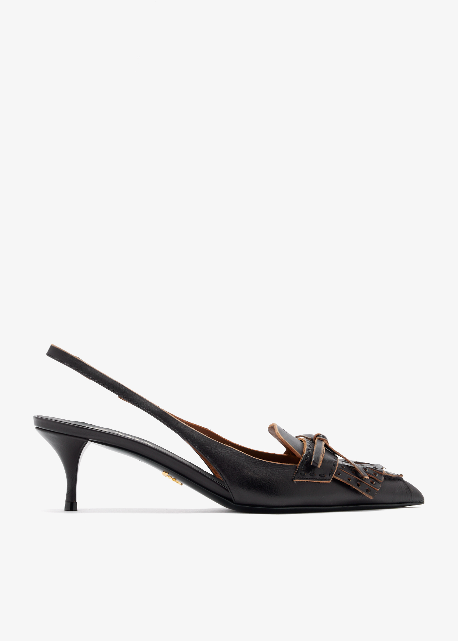 Leather slingback pumps, Black
Leather slingback pumps, Black