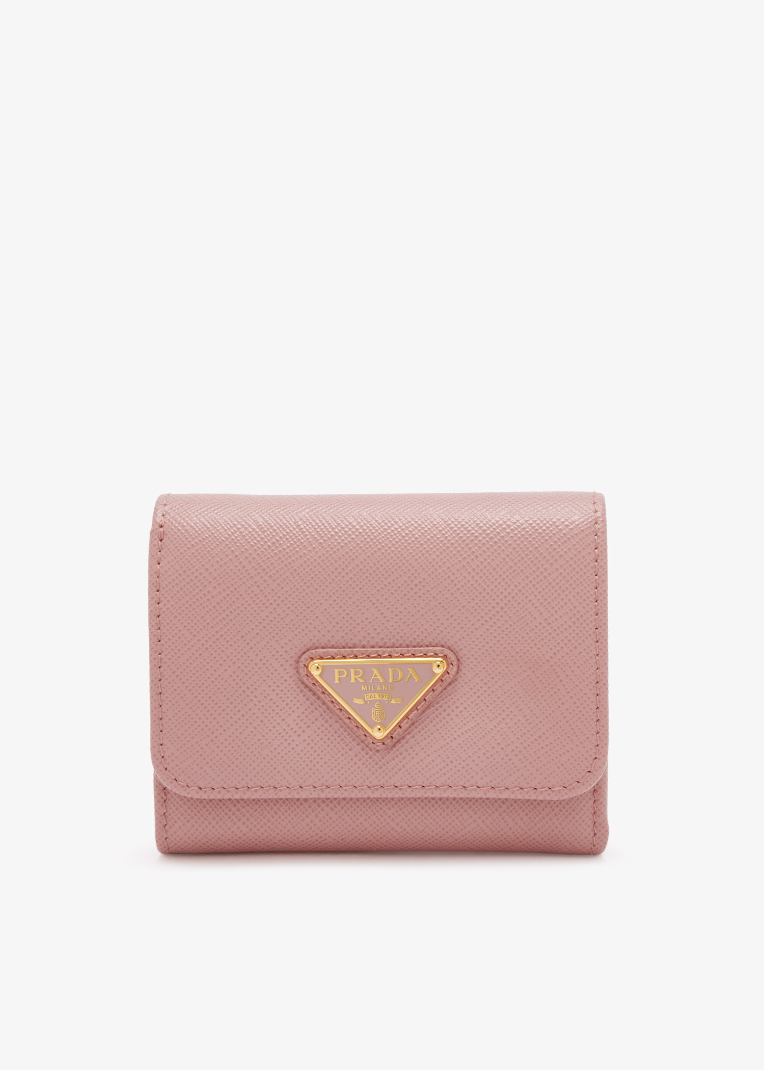 Small Saffiano leather wallet, Pink
Small Saffiano leather wallet, Pink