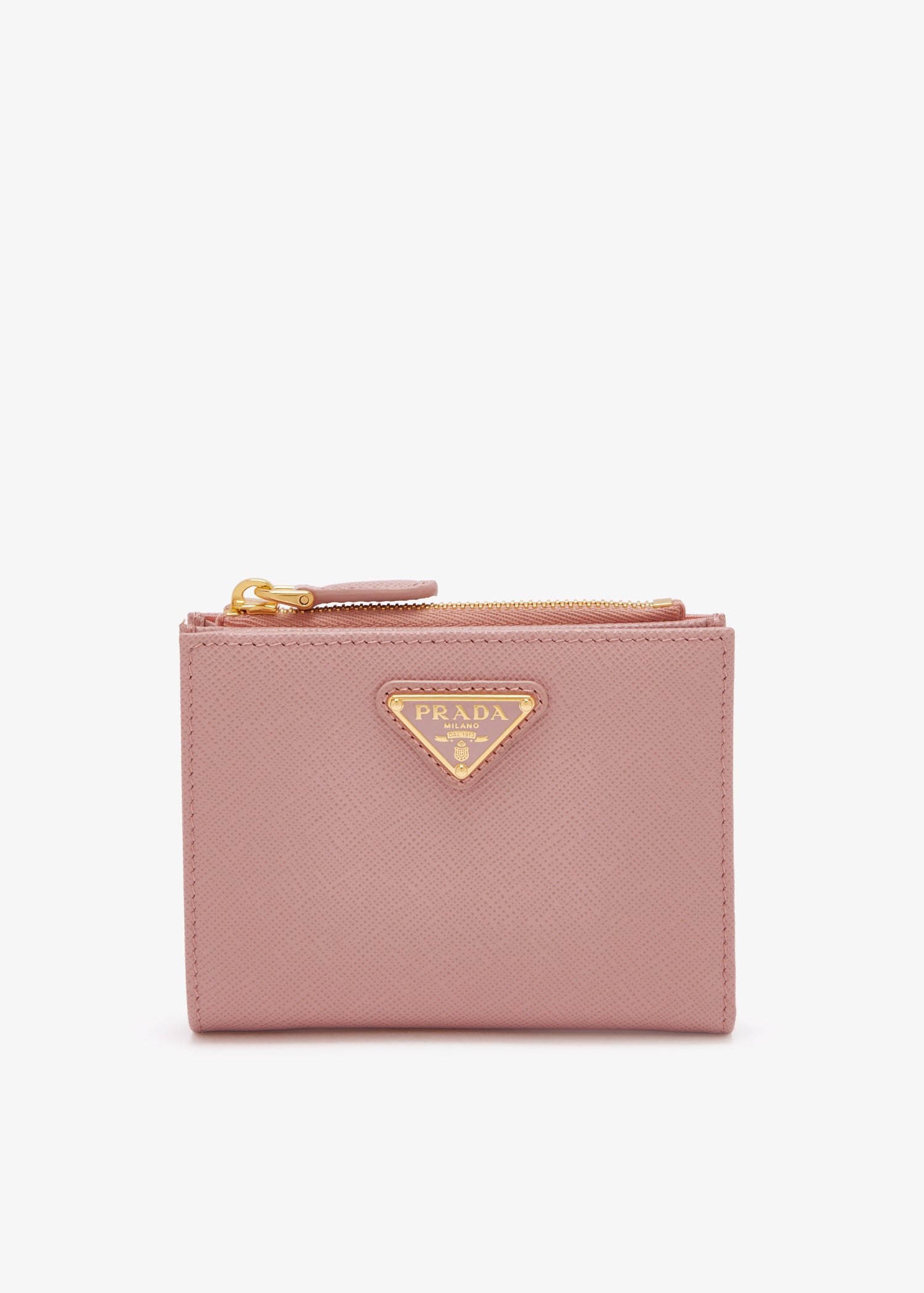 Small Saffiano leather wallet, Pink
Small Saffiano leather wallet, Pink