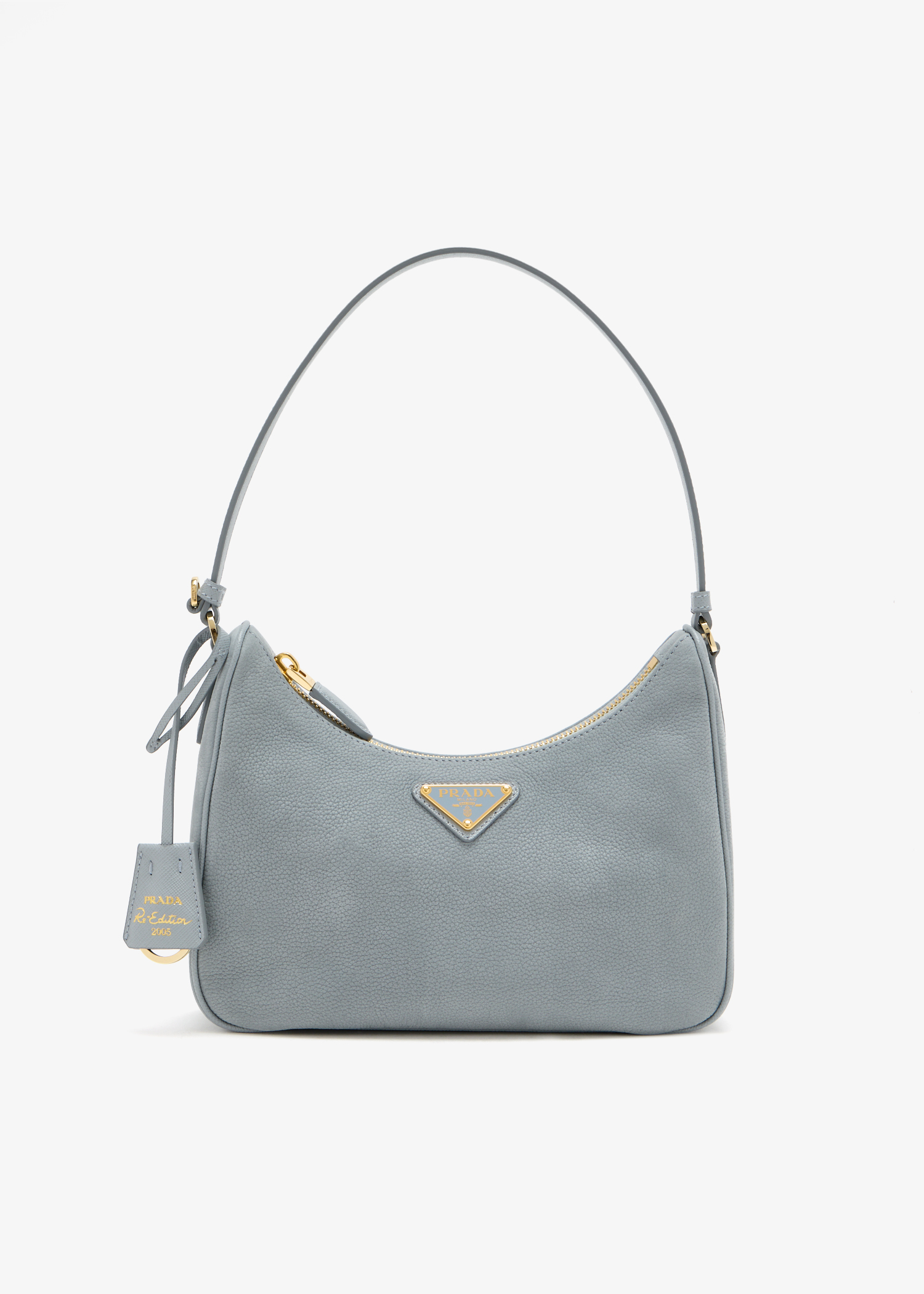 Prada Re-Edition 2005 nubuck and Saffiano leather mini bag, Blue
Prada Re-Edition 2005 nubuck and Saffiano leather mini bag, Blue