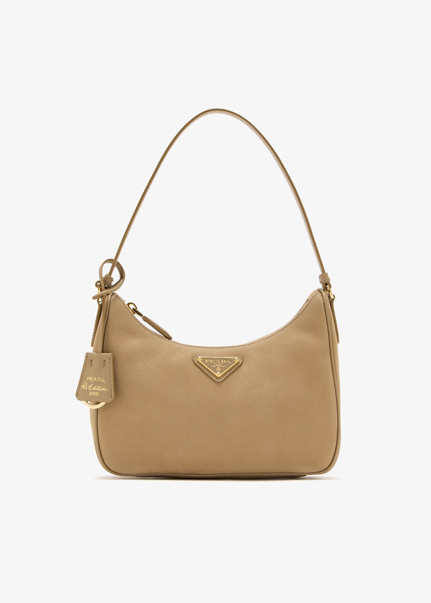 Prada Re-Edition 2005 nubuck and Saffiano leather mini bag, Beige
Prada Re-Edition 2005 nubuck and Saffiano leather mini bag, Beige