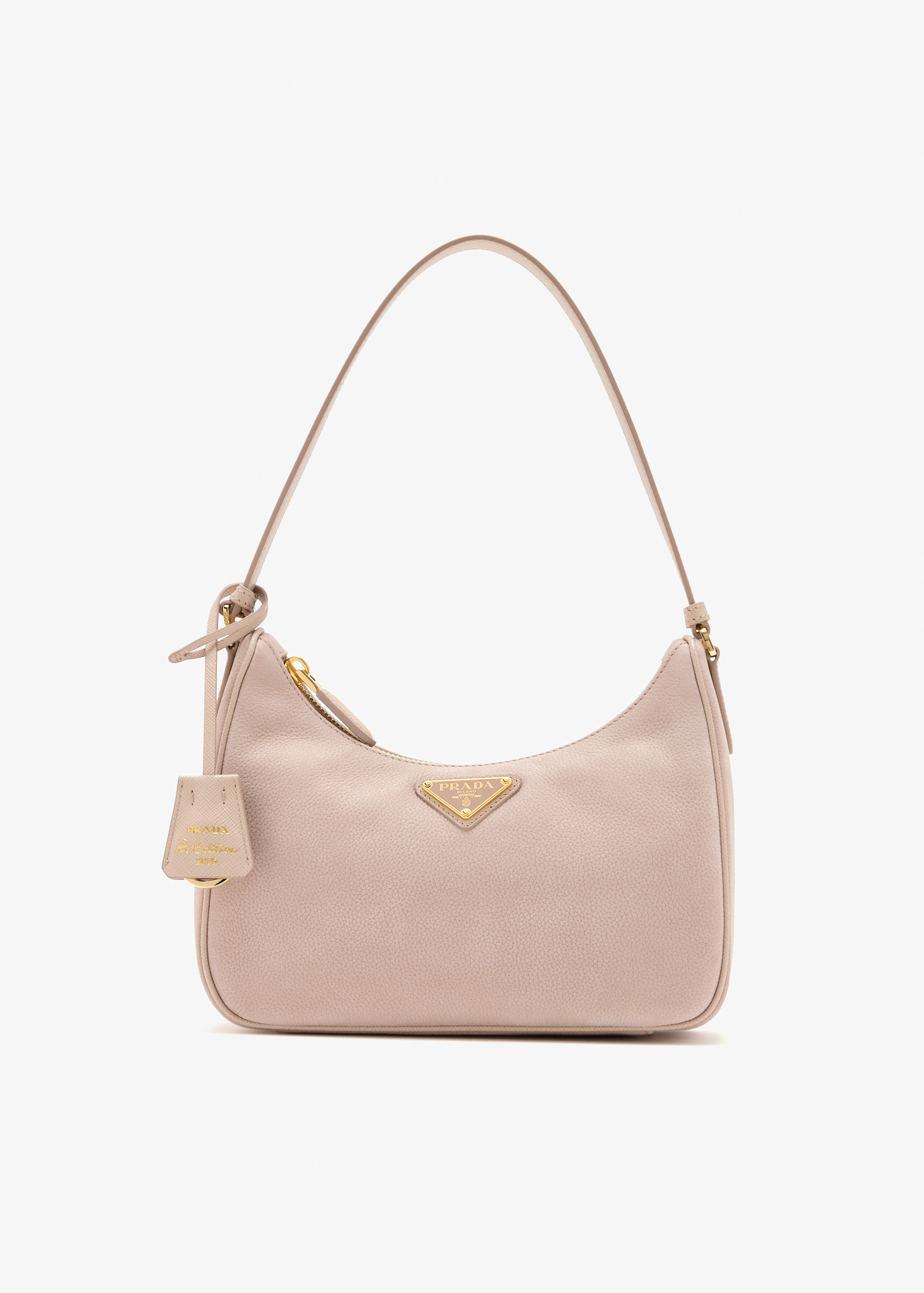Prada Re-Edition 2005 nubuck and Saffiano leather mini bag, Pink
Prada Re-Edition 2005 nubuck and Saffiano leather mini bag, Pink