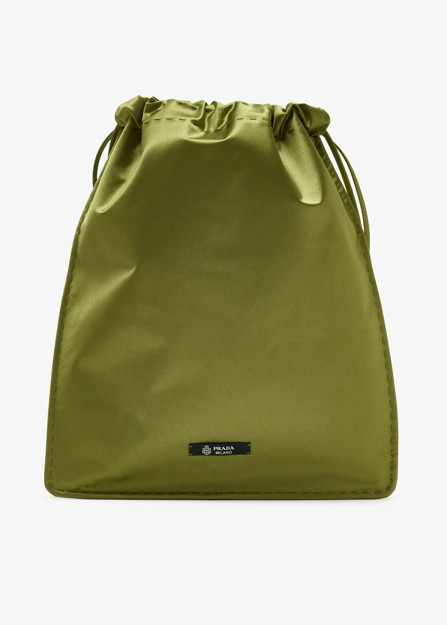 Prada Wish silk duchesse pouch, Green
Prada Wish silk duchesse pouch, Green