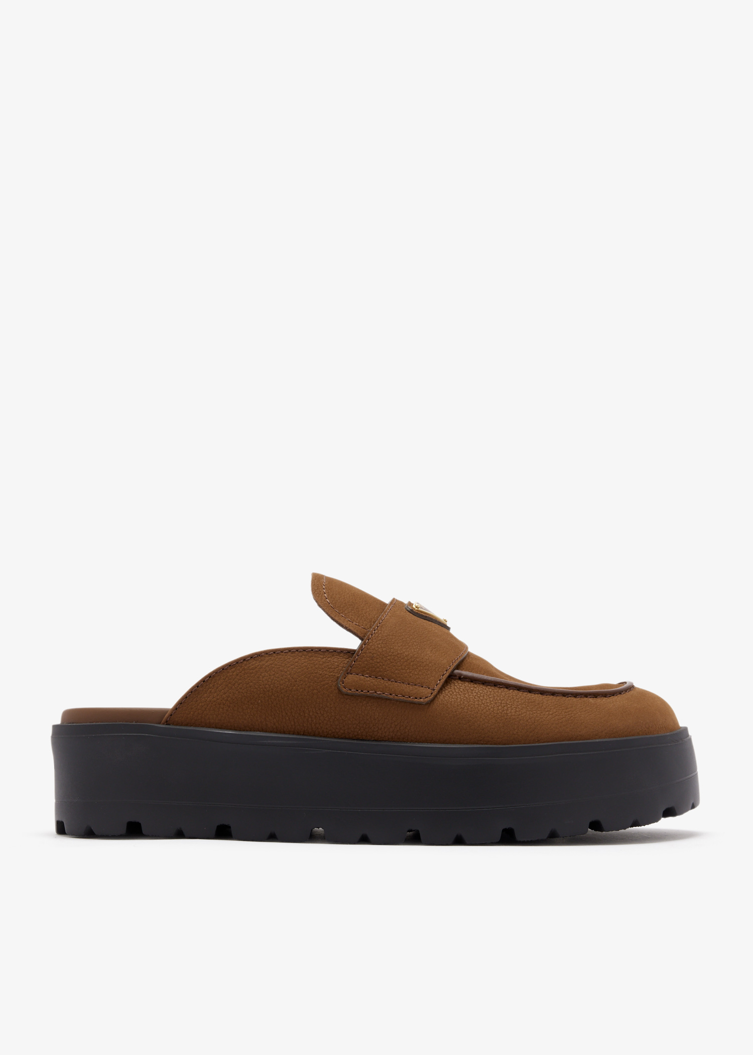 Nubuck flatform mules, Brown
Nubuck flatform mules, Brown