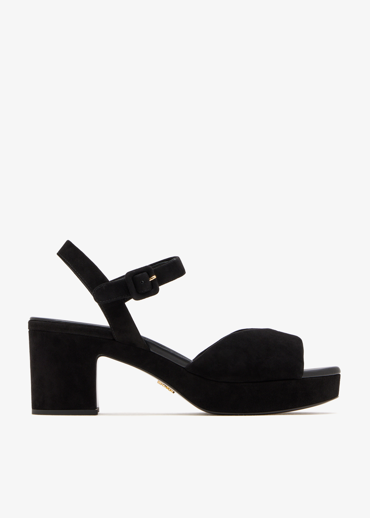 Padded suede sandals, Black
Padded suede sandals, Black