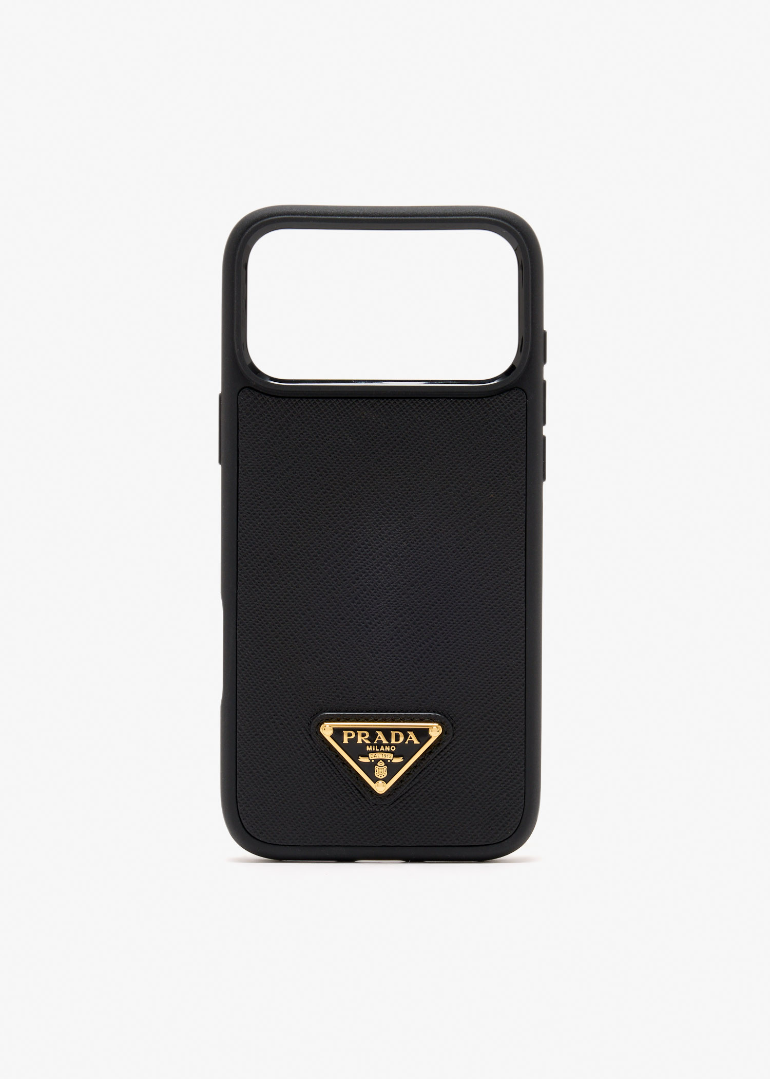 iPhone 17 Pro Max saffiano leather case, Black
iPhone 17 Pro Max saffiano leather case, Black