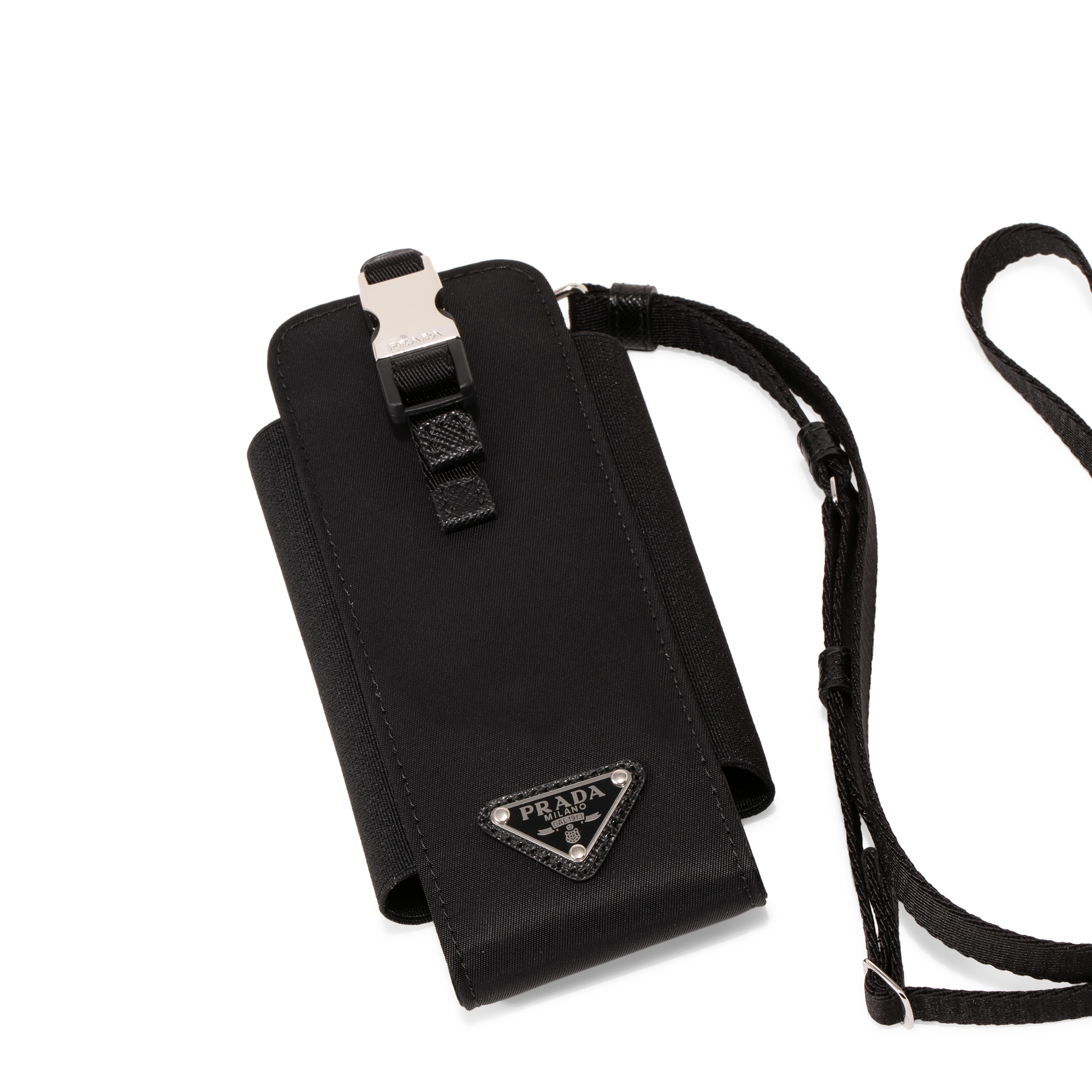 Nylon smartphone case, Black