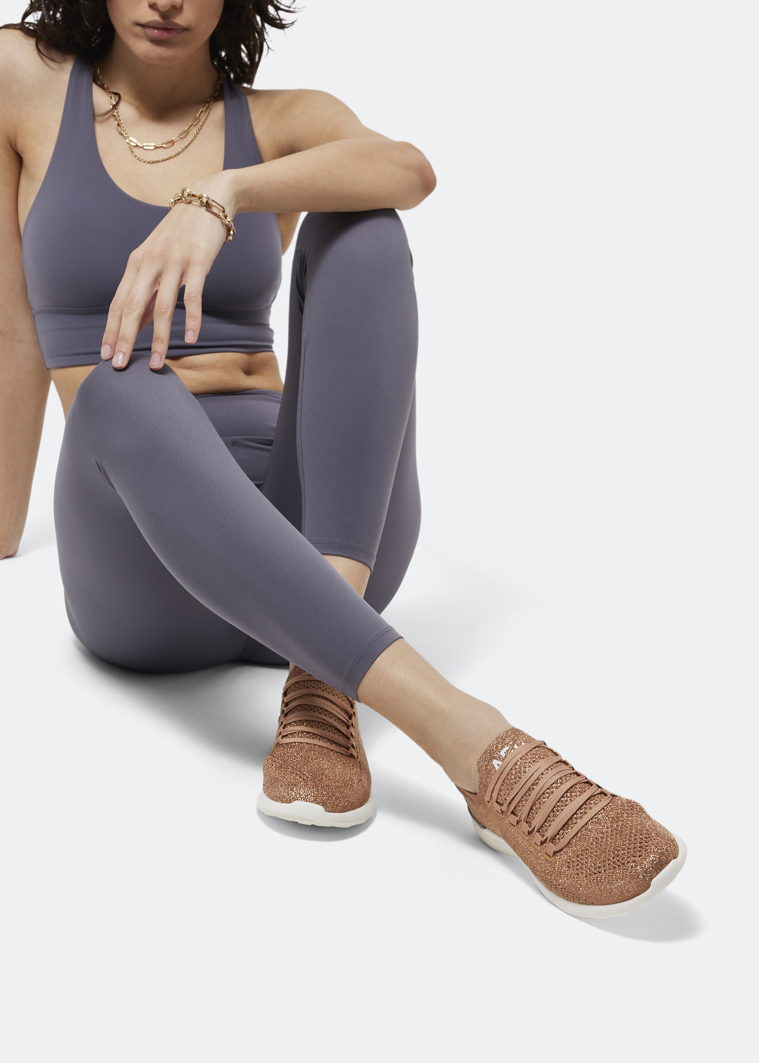TechLoom Breeze sneakers, Metallic